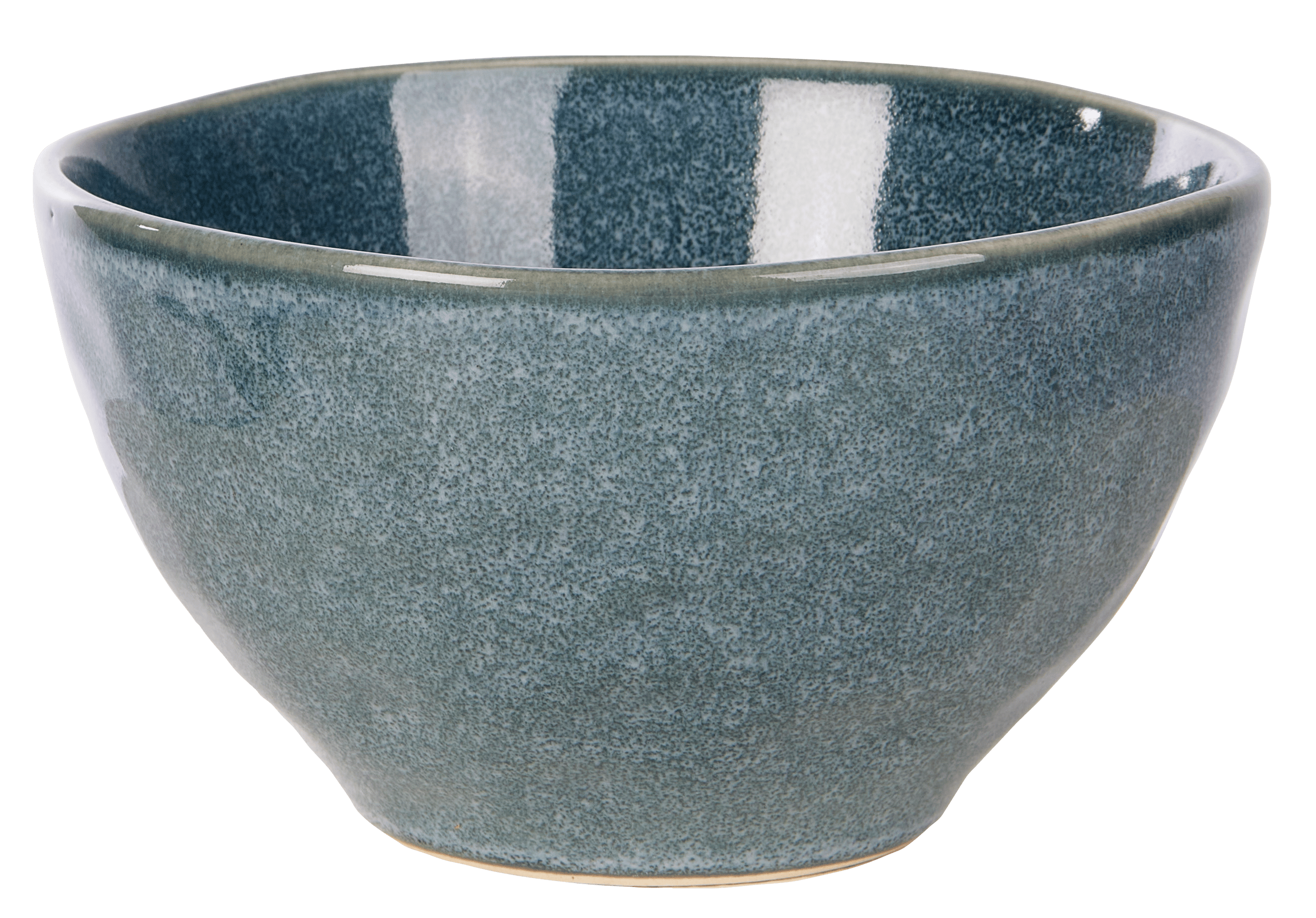 EARTH CLOUD Bowl 55 CL blauw - set van 4 H 8 cm - Ø 14 cm