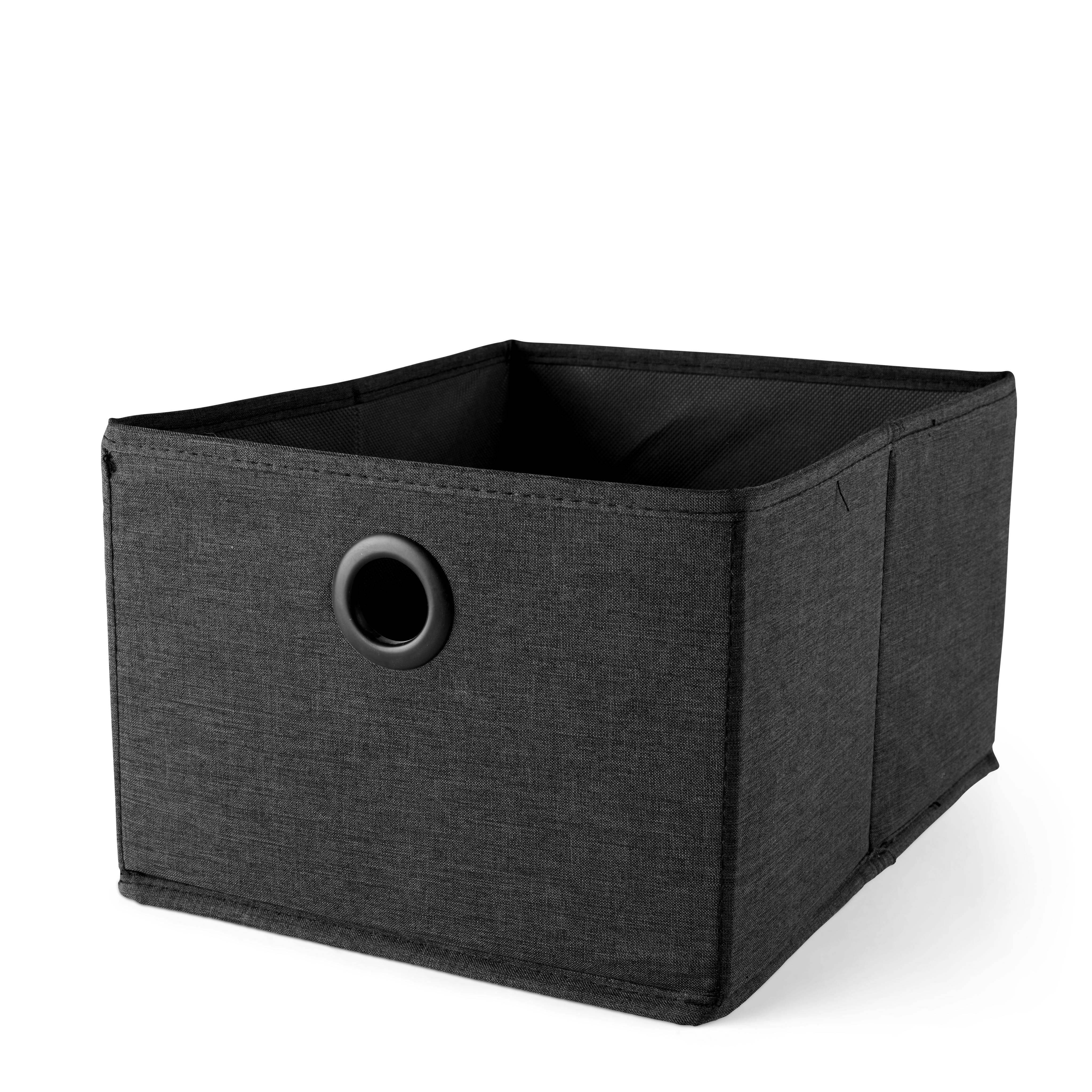 LINOLUX Opbergmand donkergrijsH 18 x B 32 x D 25 cm