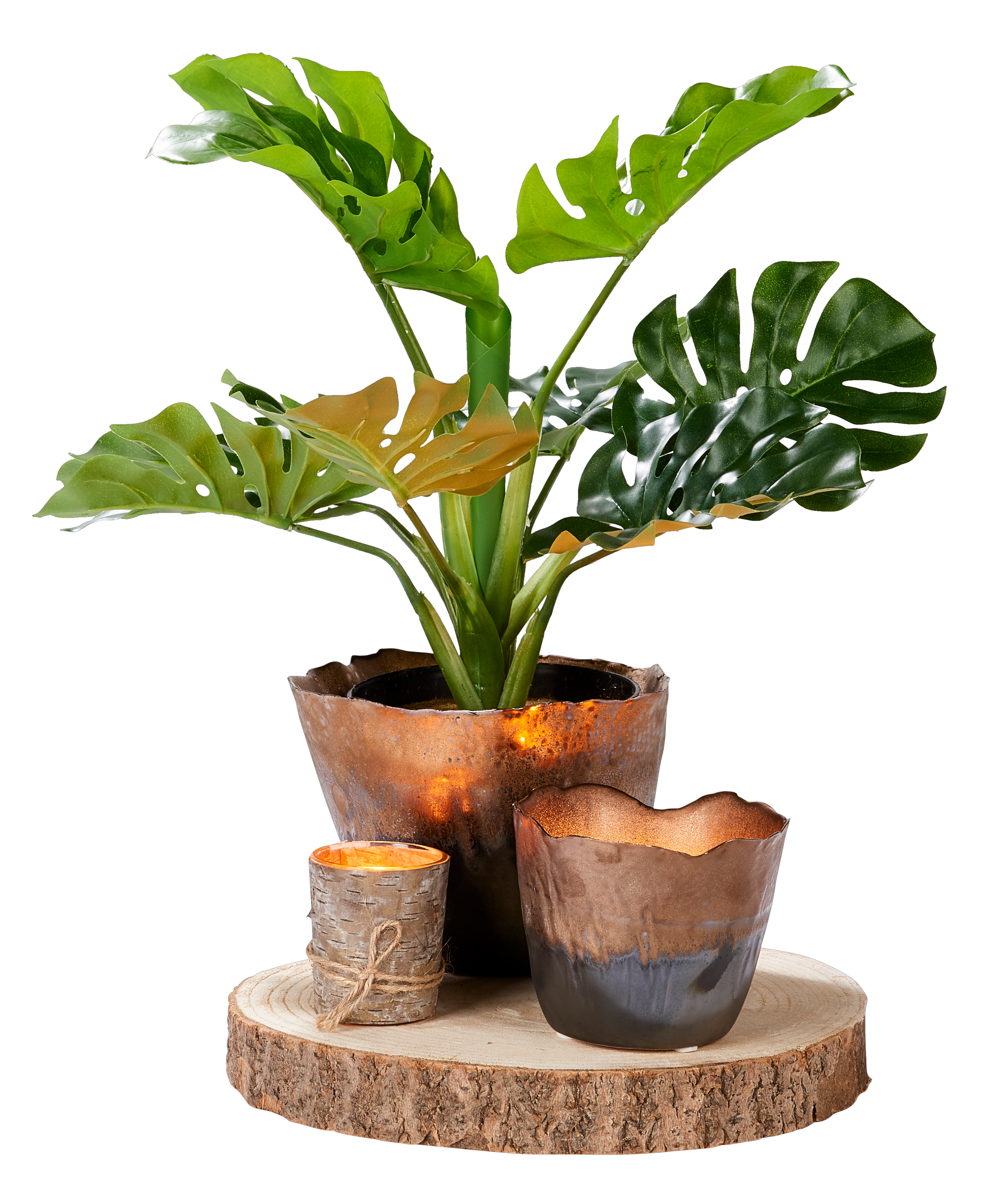 PAULO Decoratieve schaal naturelØ 26 cm