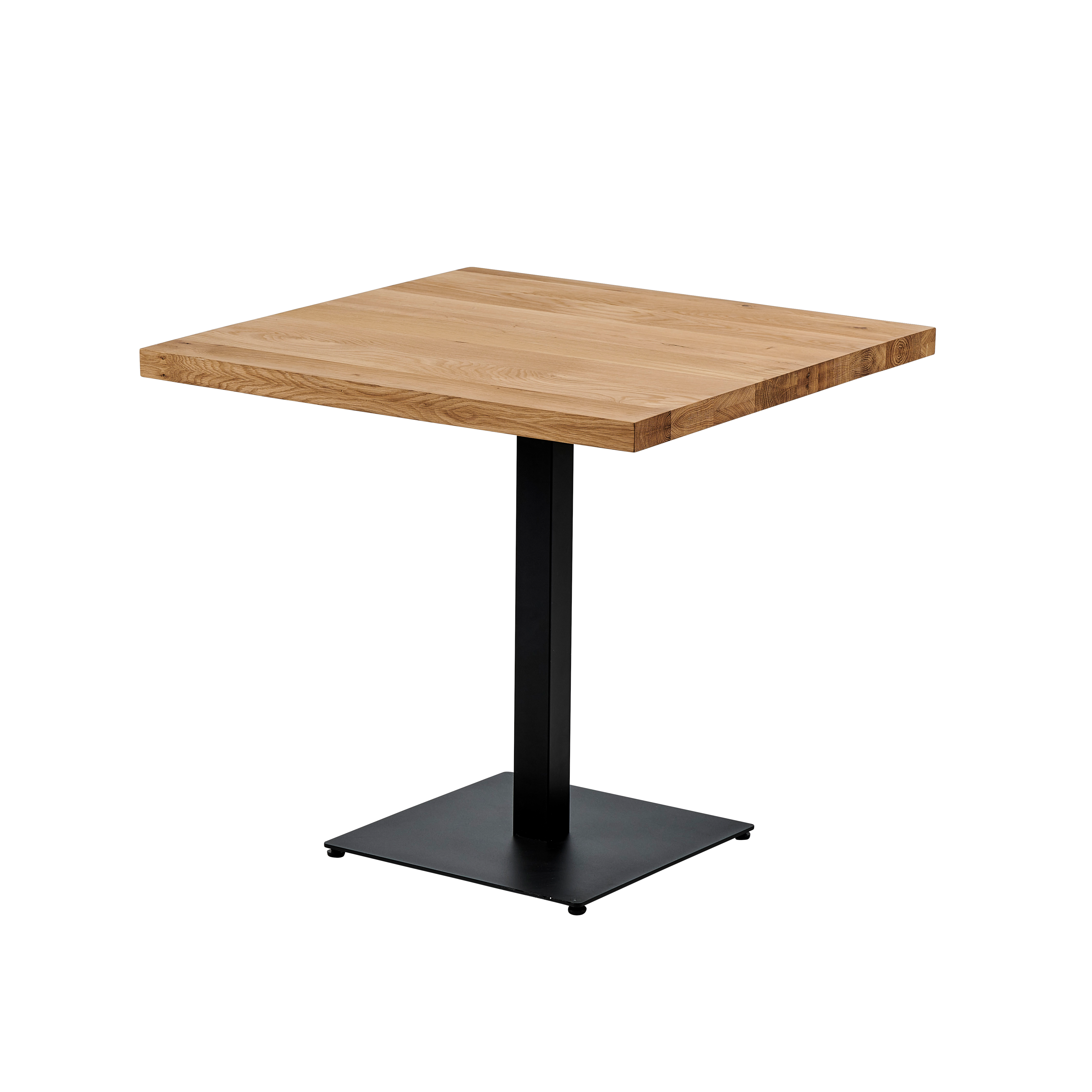 OAK Eettafel naturelH 74,5 x B 80 x L 80 cm