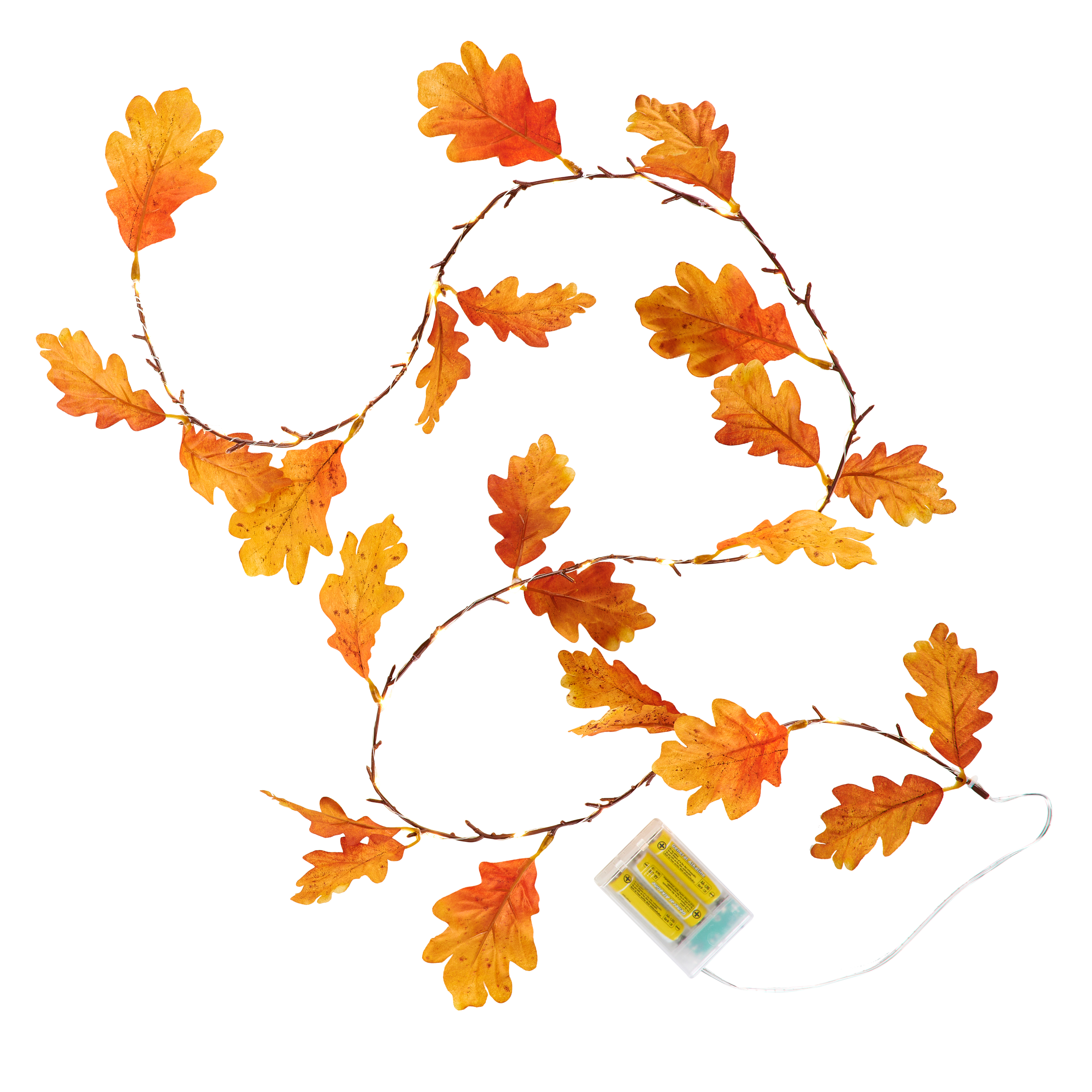 OAK LEAF Lichtsnoer bruinL 140 cm