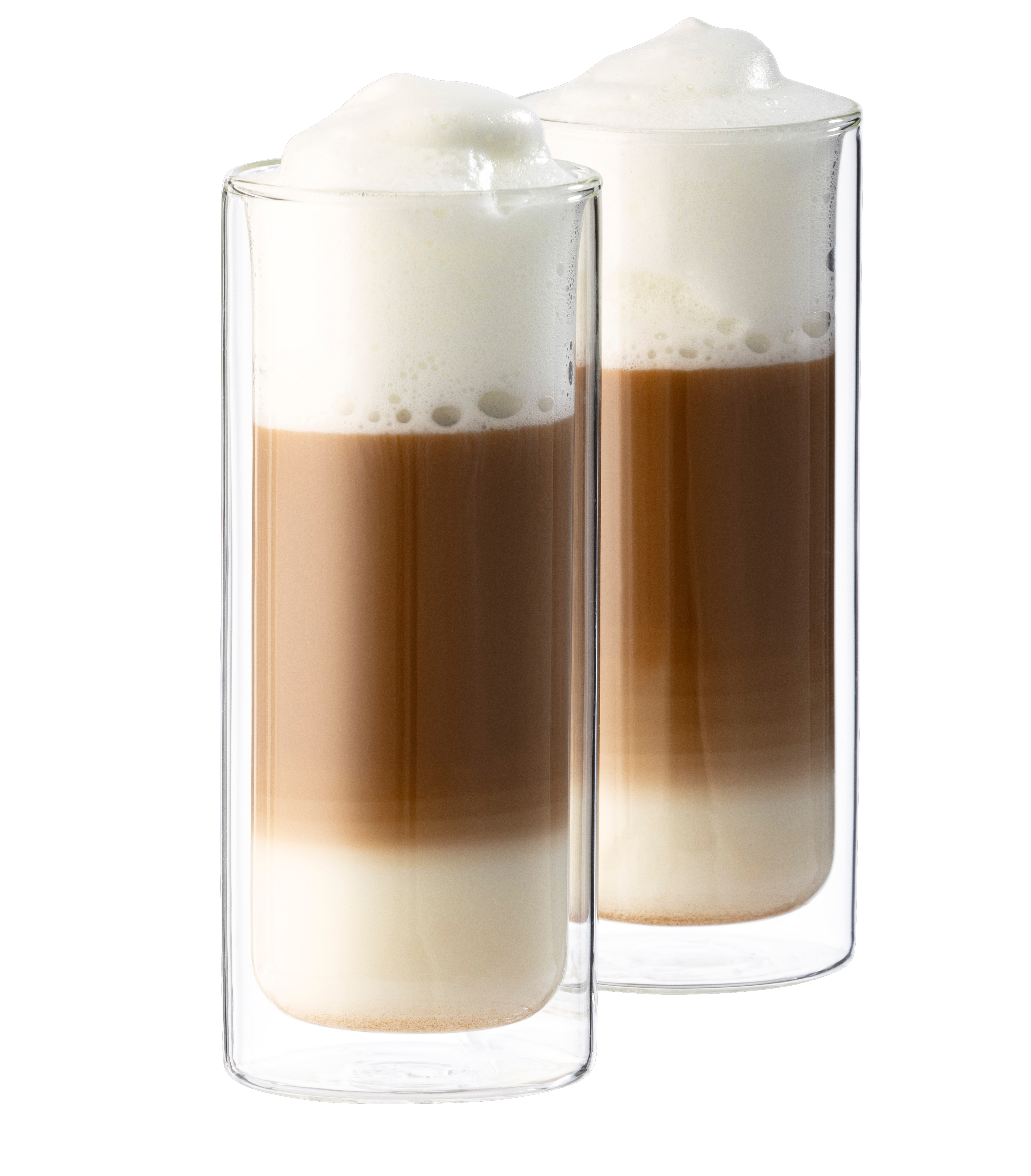 RELAX Dubbelwandige glazen set van 2 30 CL transparantH 15,5 cm - Ø 6,5 cm