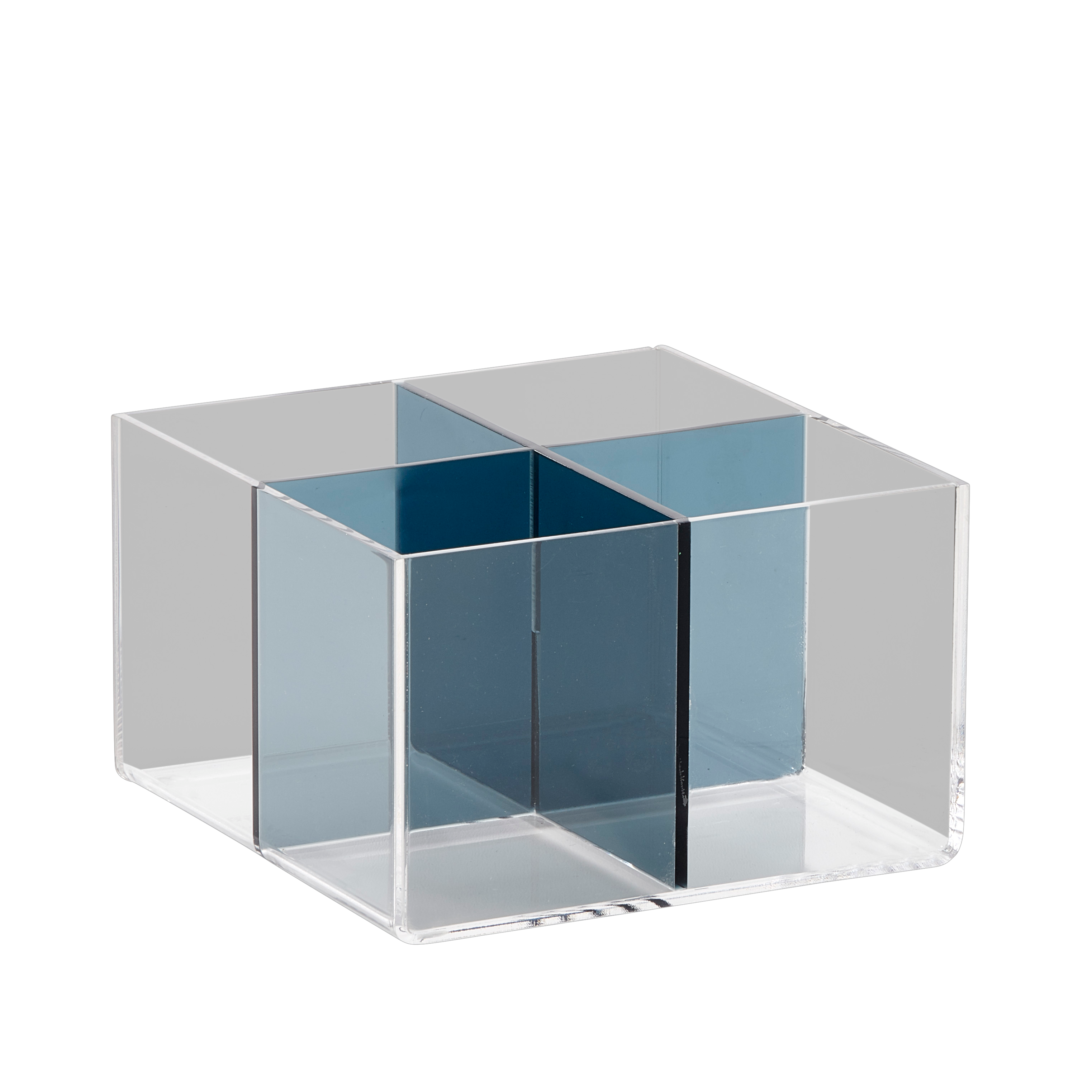 LUXACRYL Organiser transparantH 8 x B 12,5 x D 12,5 cm