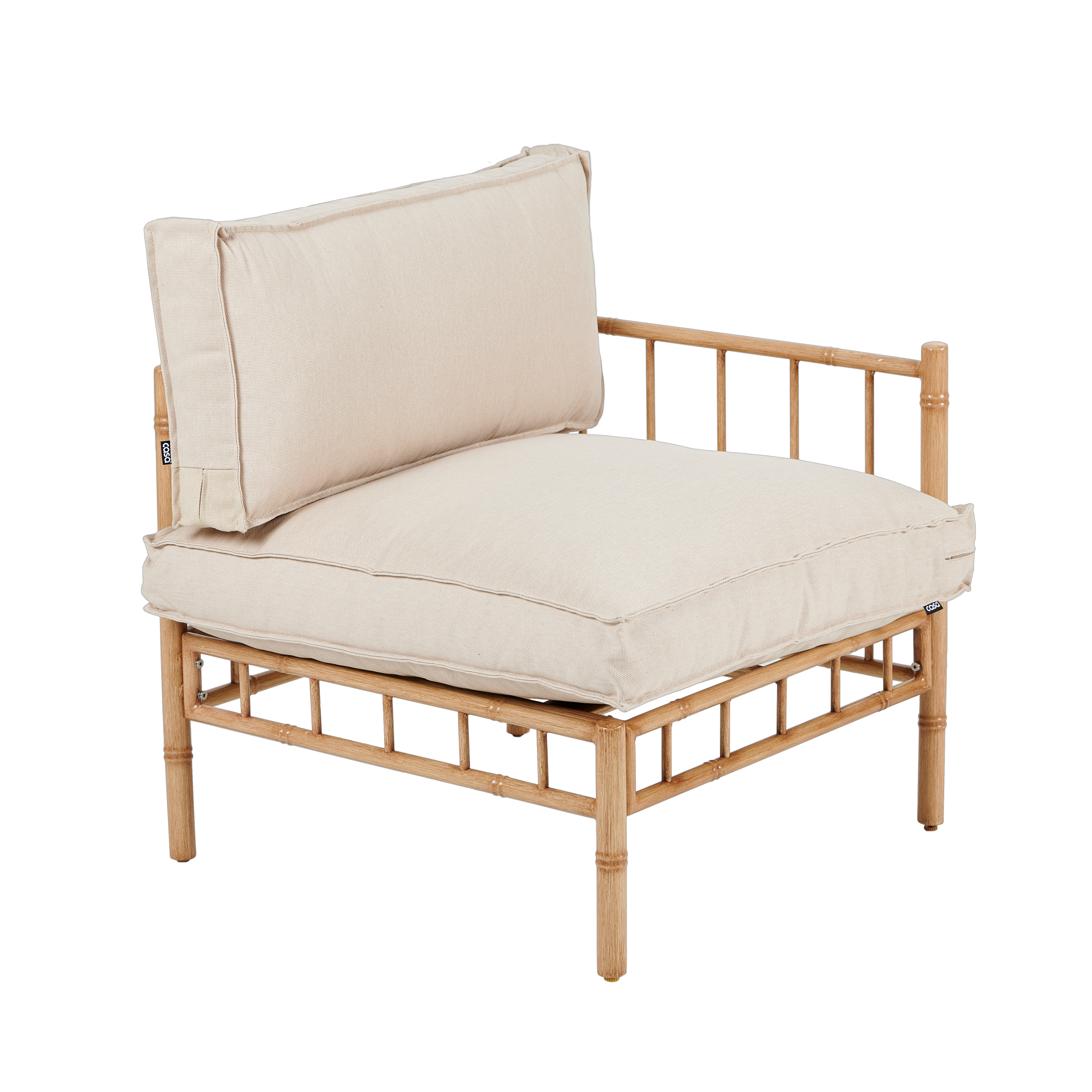 PAULETTA ECO Eco kussen zand beigeH 12 x B 82 x D 40 cm