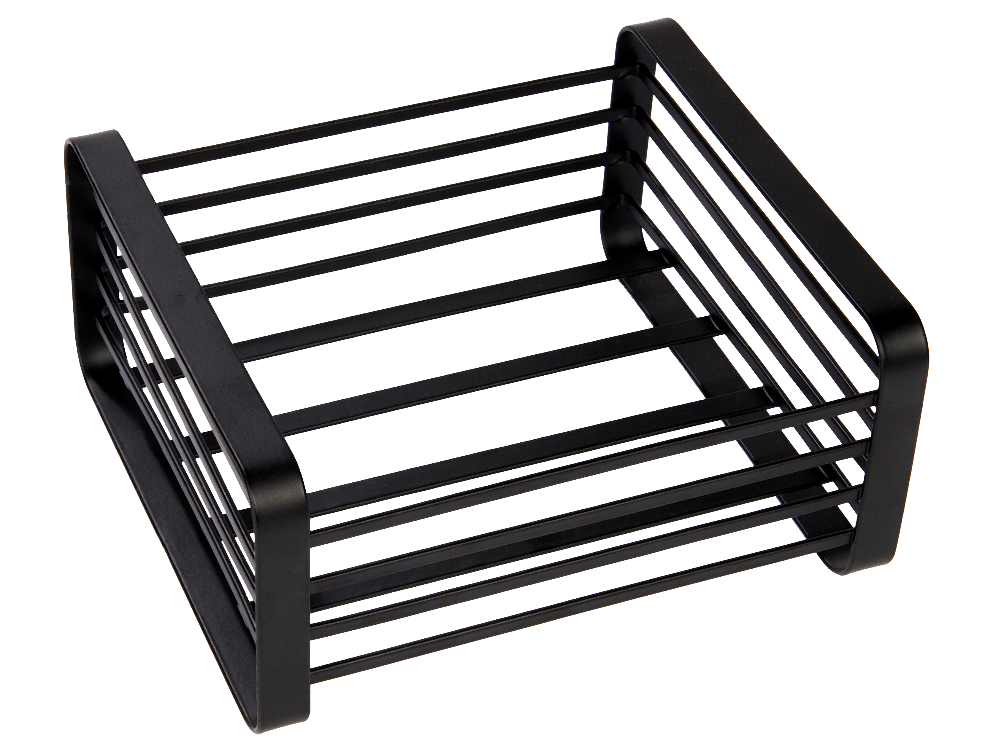 INDUSTRIA Servethouder zwartH 10 x B 18 x D 16 cm - CASA