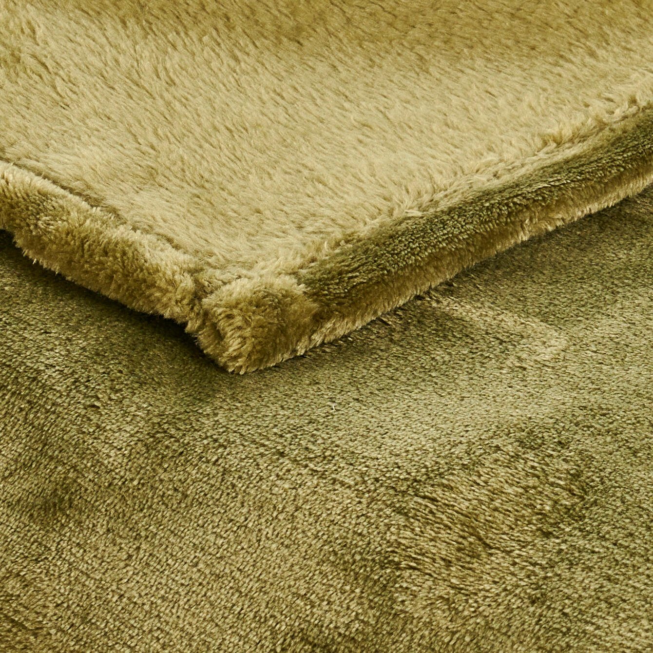 FLANELLA Plaid groenB 200 x L 240 cm