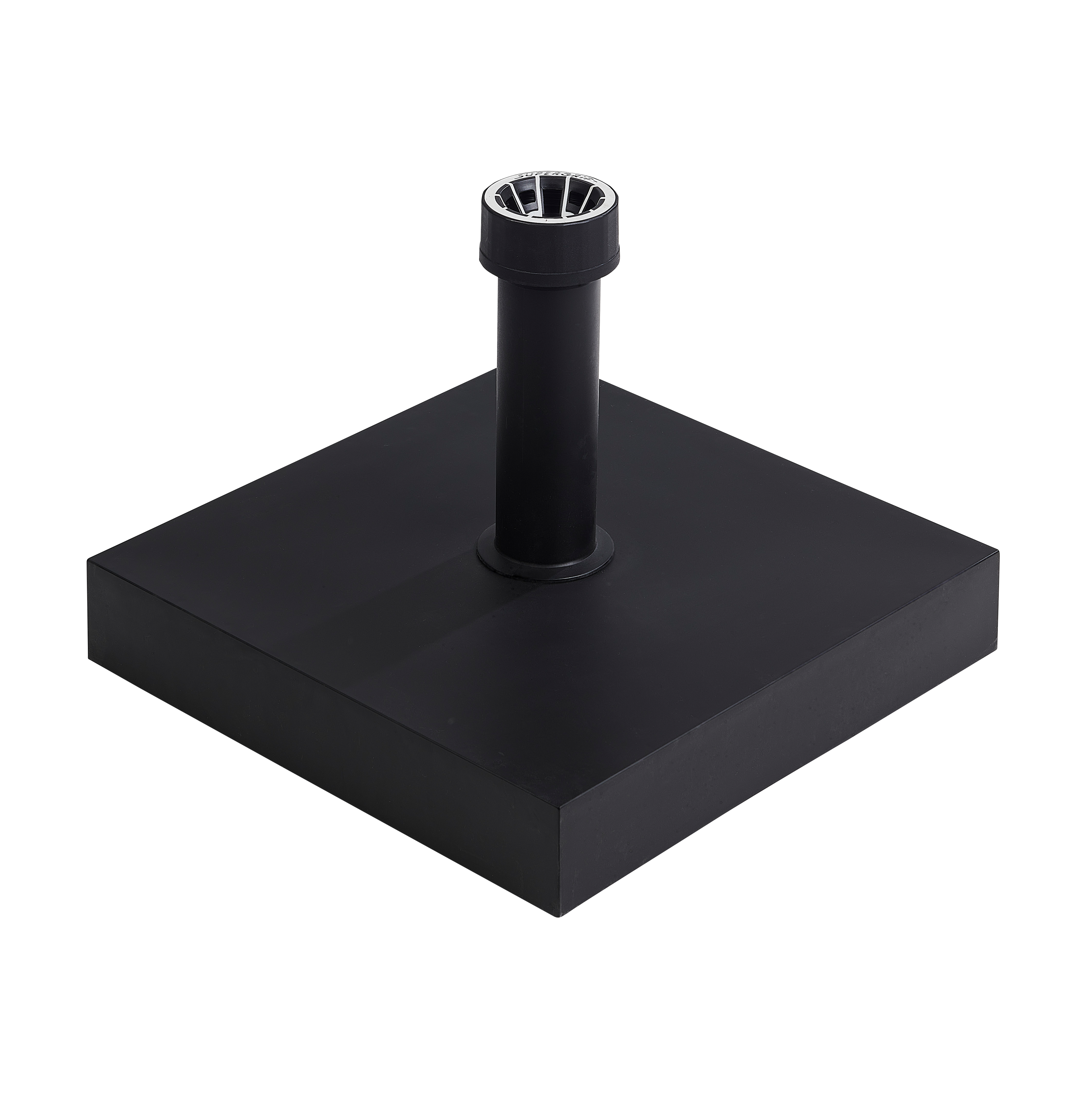 NEW GRANITO Parasolvoet zwartH 8 x B 40 x L 40 cm