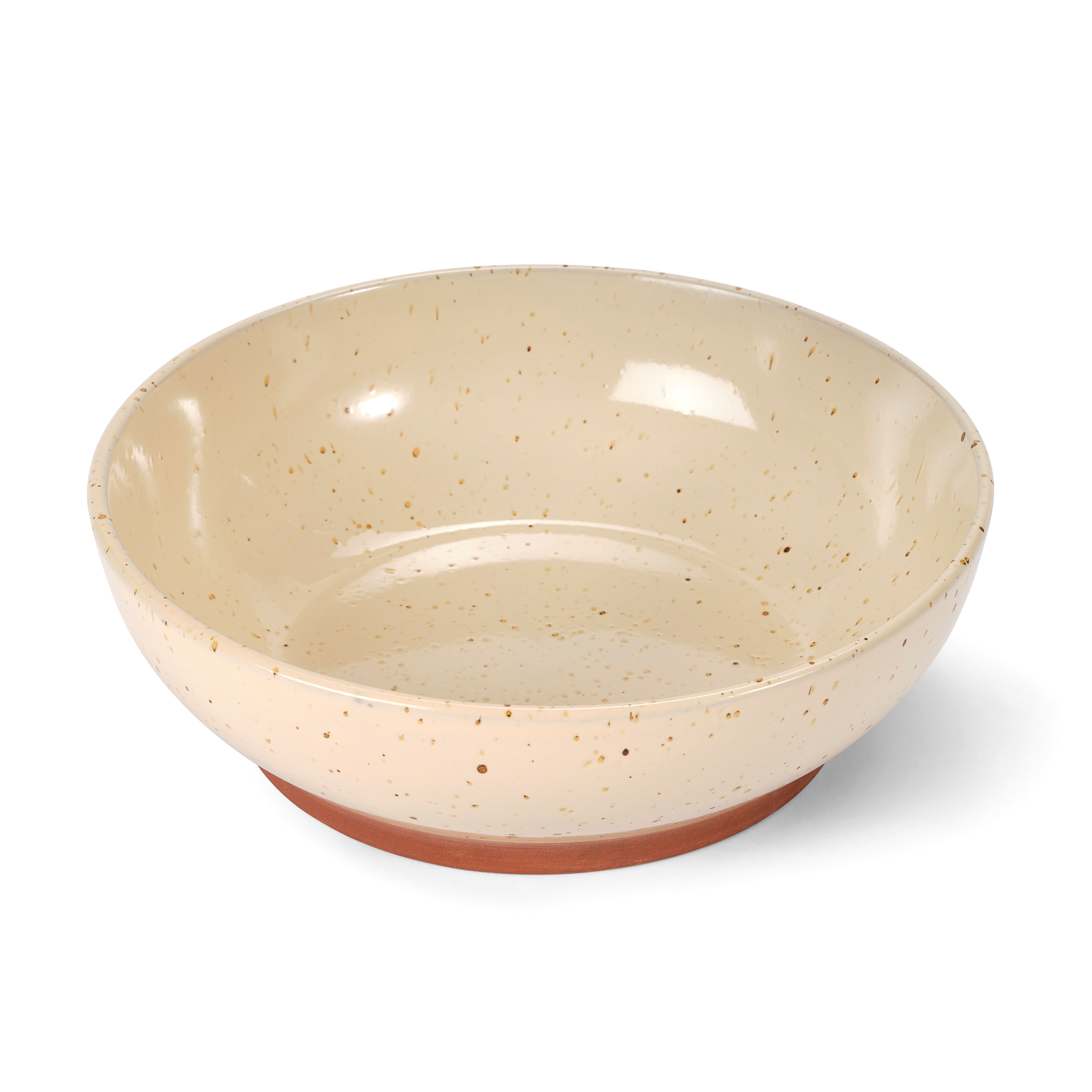 TERRA Bowl beige - set van 4 H 7,5 cm - Ø 24,5 cm