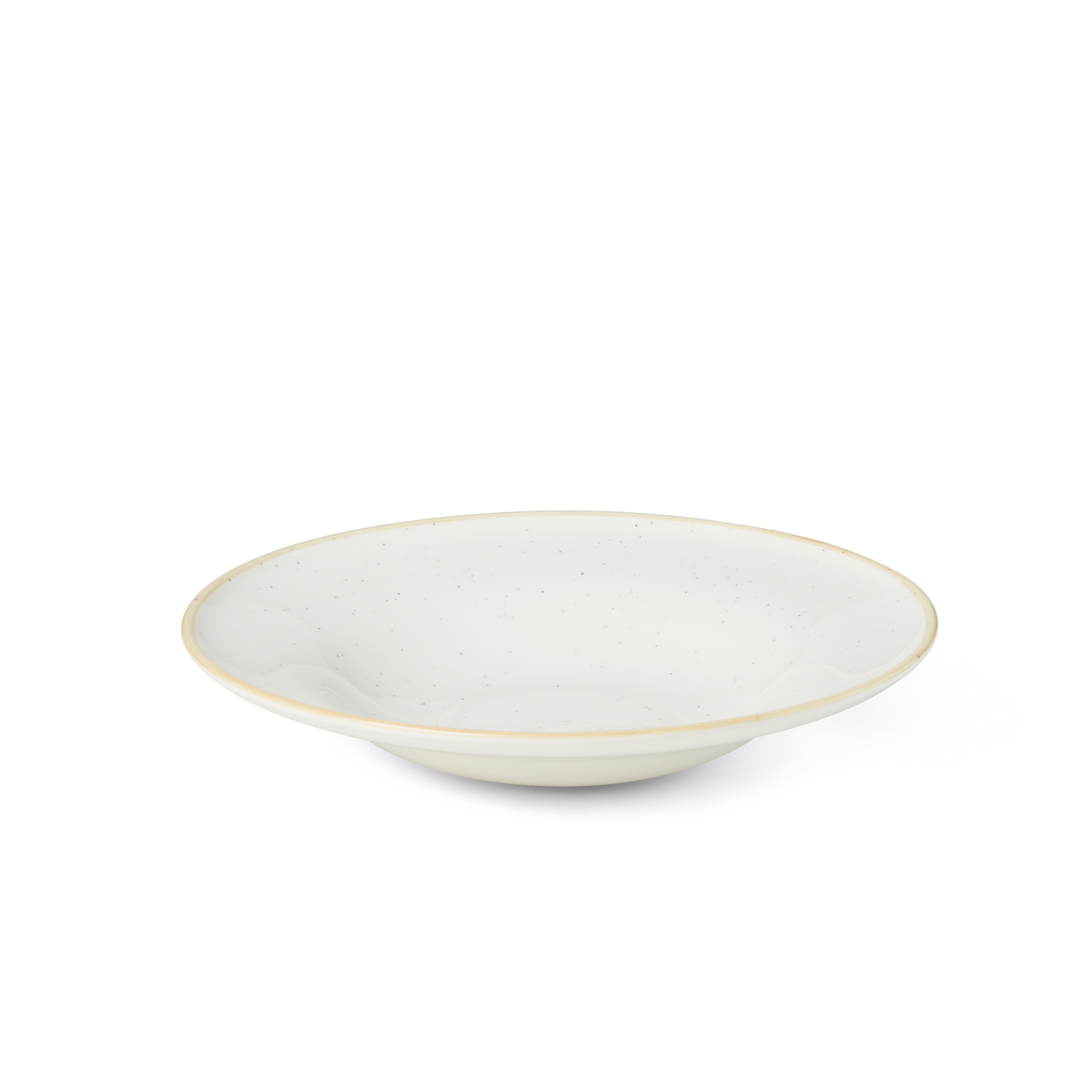 REALE Bord wit - set van 4 H 5 cm - Ø 25,5 cm