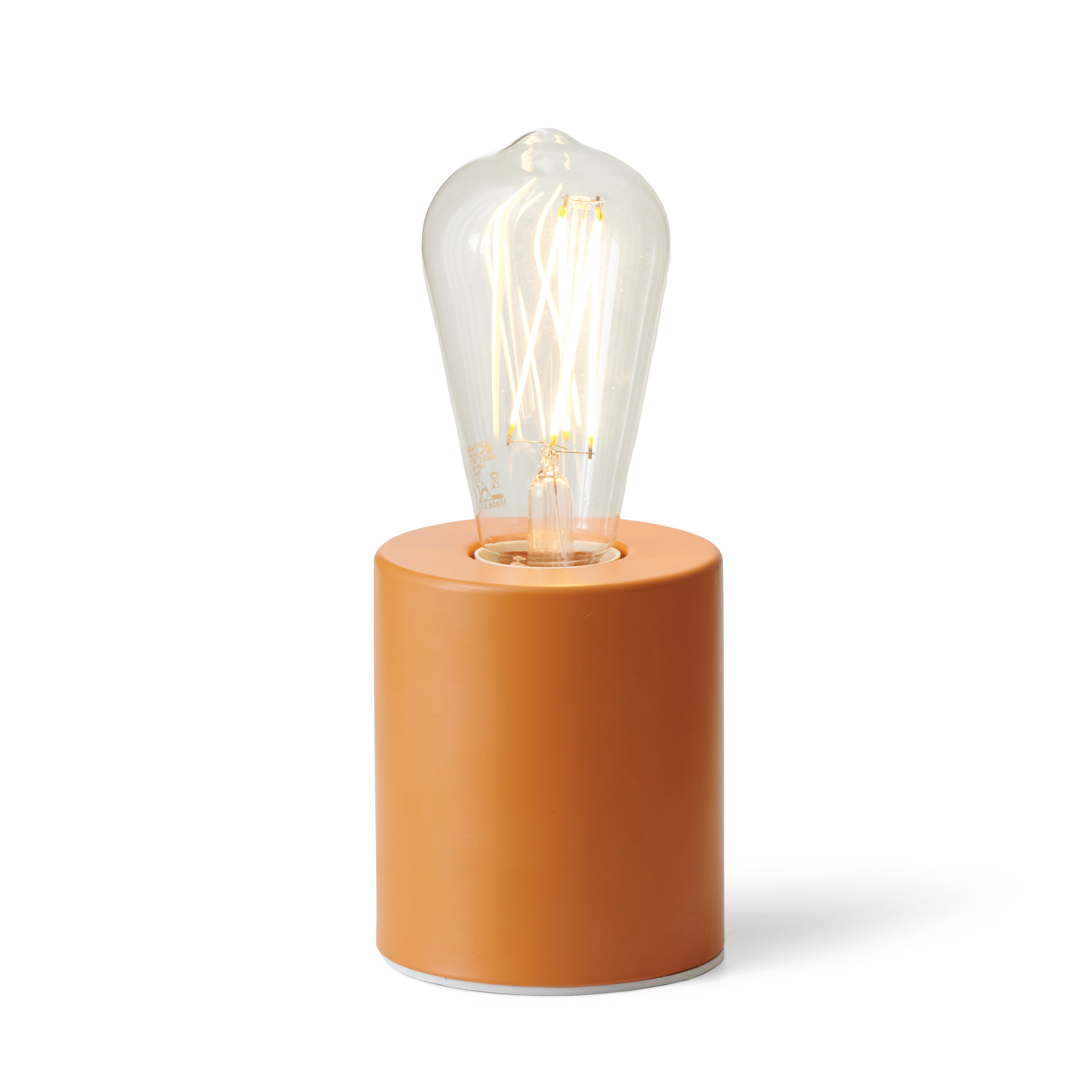 COLLEGE Tafellamp E27 terracottaH 10,5 cm - Ø 9 cm