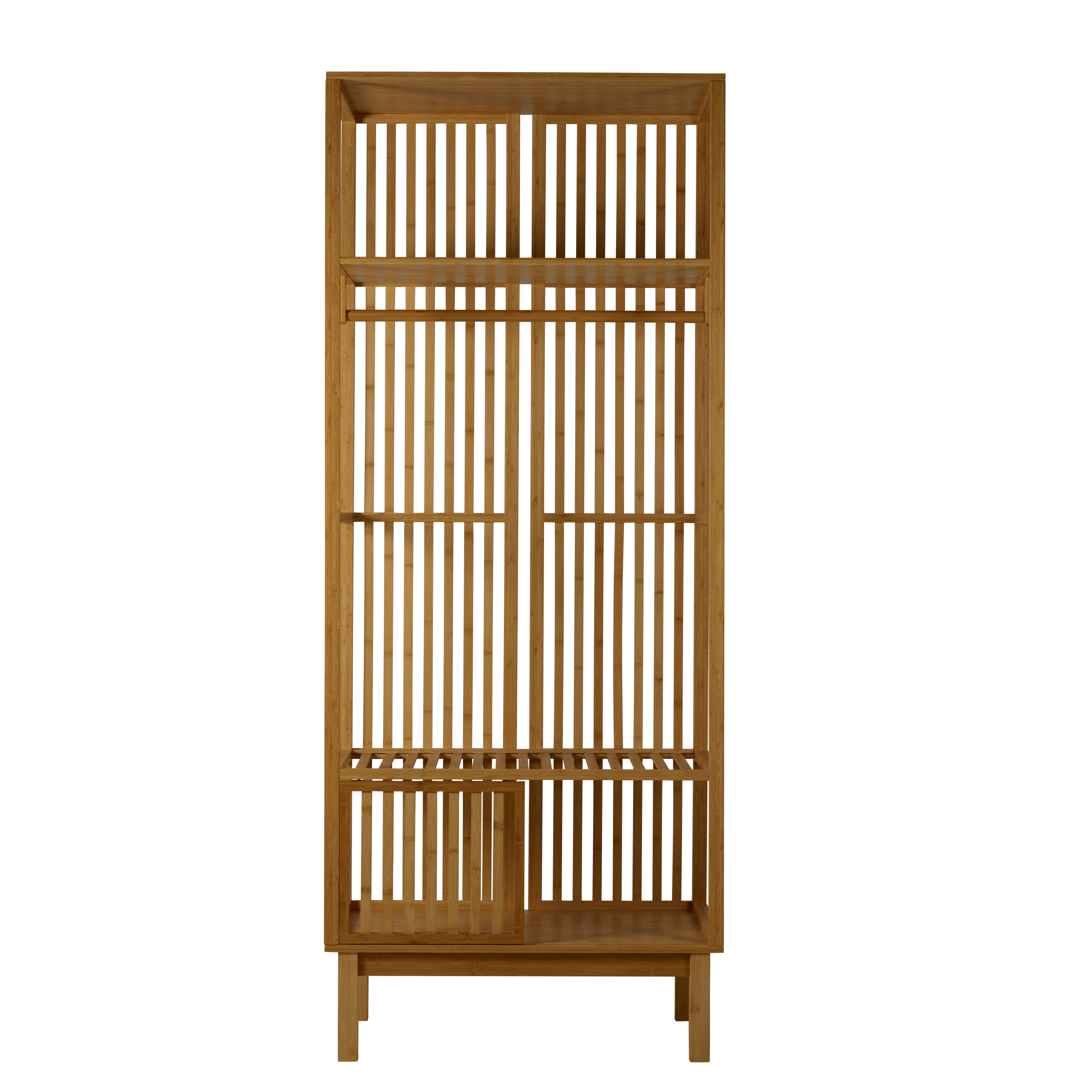 HELGE Kledingrek naturelH 200 x B 80 x D 48 cm