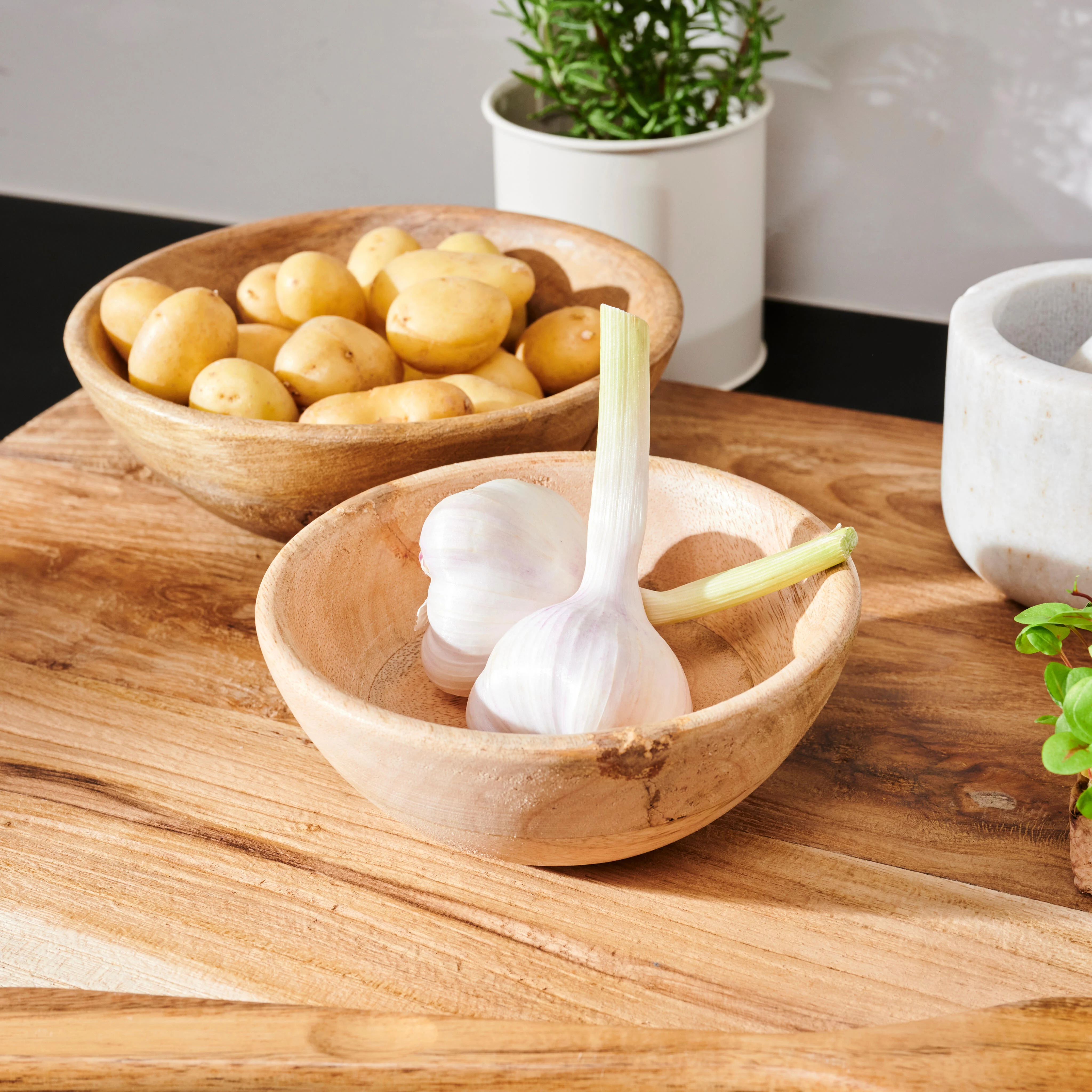 PURE LUXURY Bowl naturelH 6 cm - Ø 19 cm