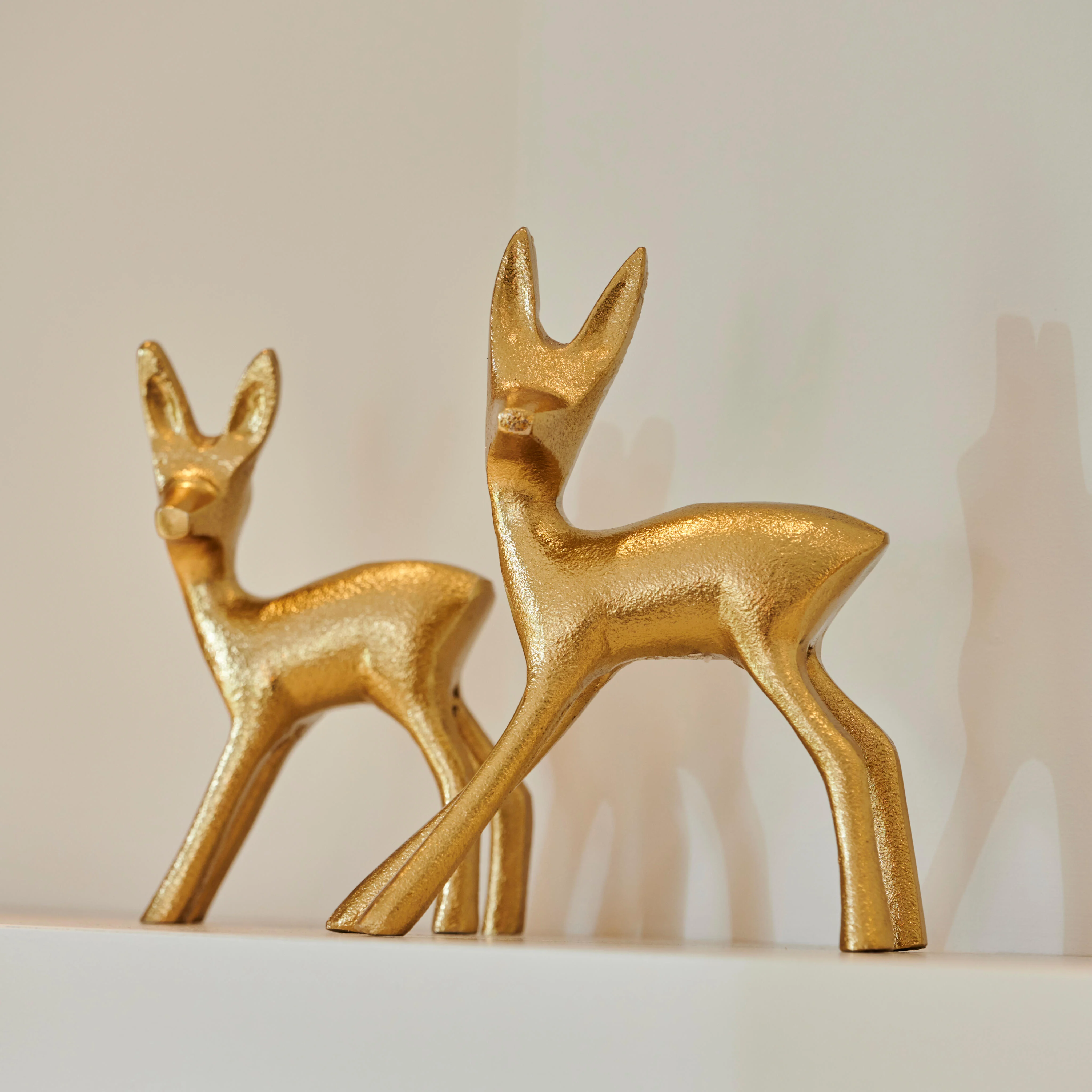 GOLDY Decoratief hert goudH 15 x B 7 x L 19,5 cm