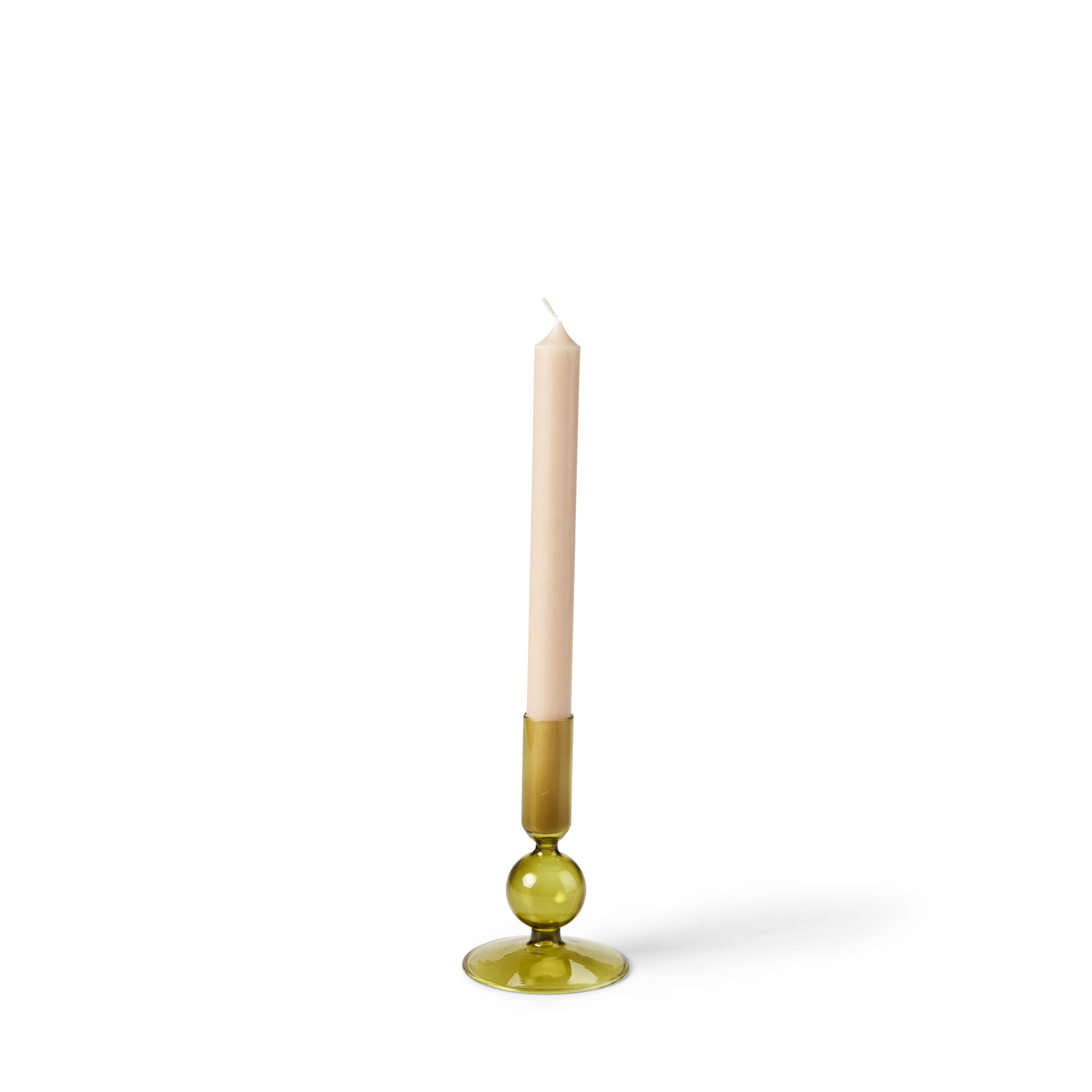 ISA Kandelaar groenH 13 cm - Ø 8 cm