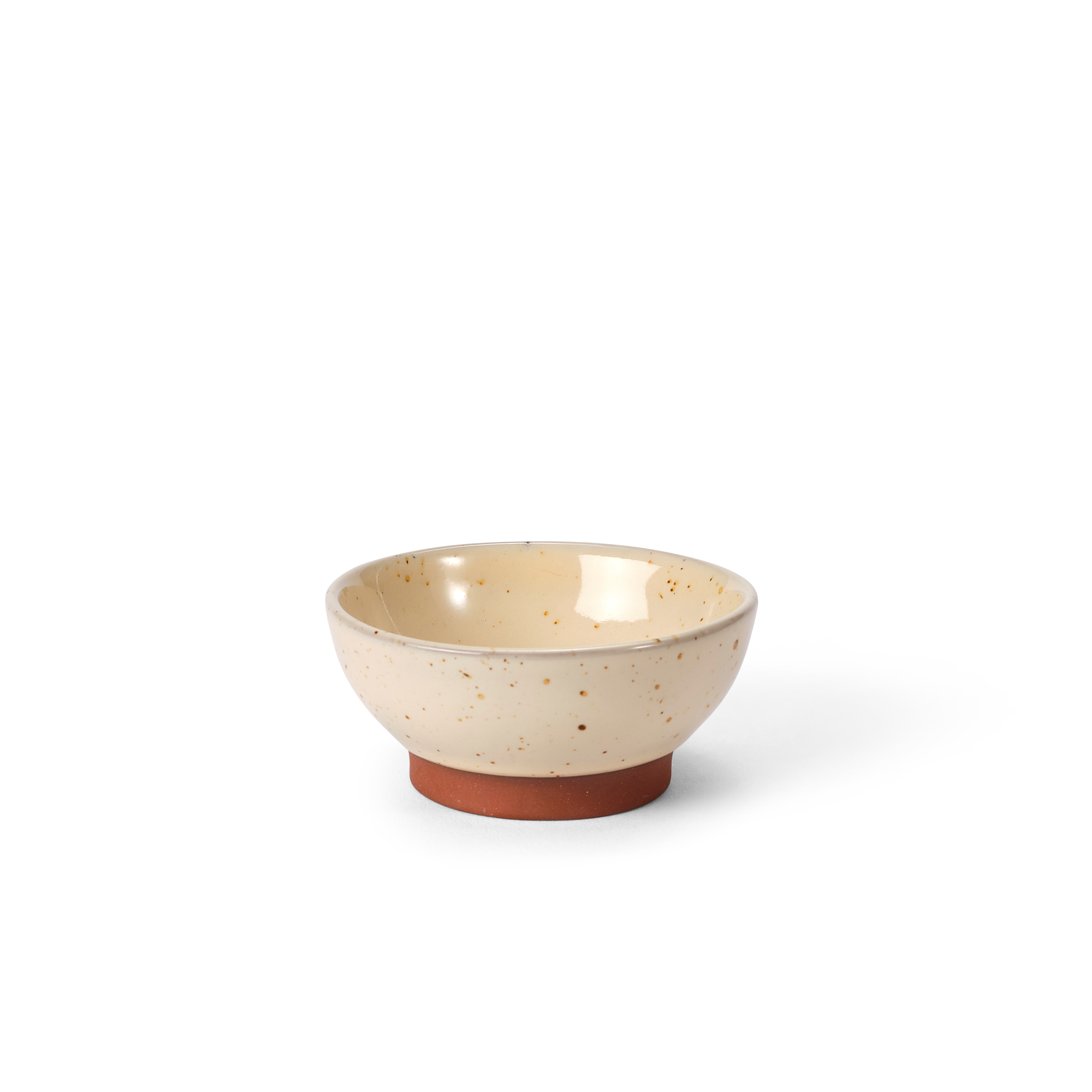TERRA Bowl taupe - set van 4 H 4 cm - Ø 8,8 cm