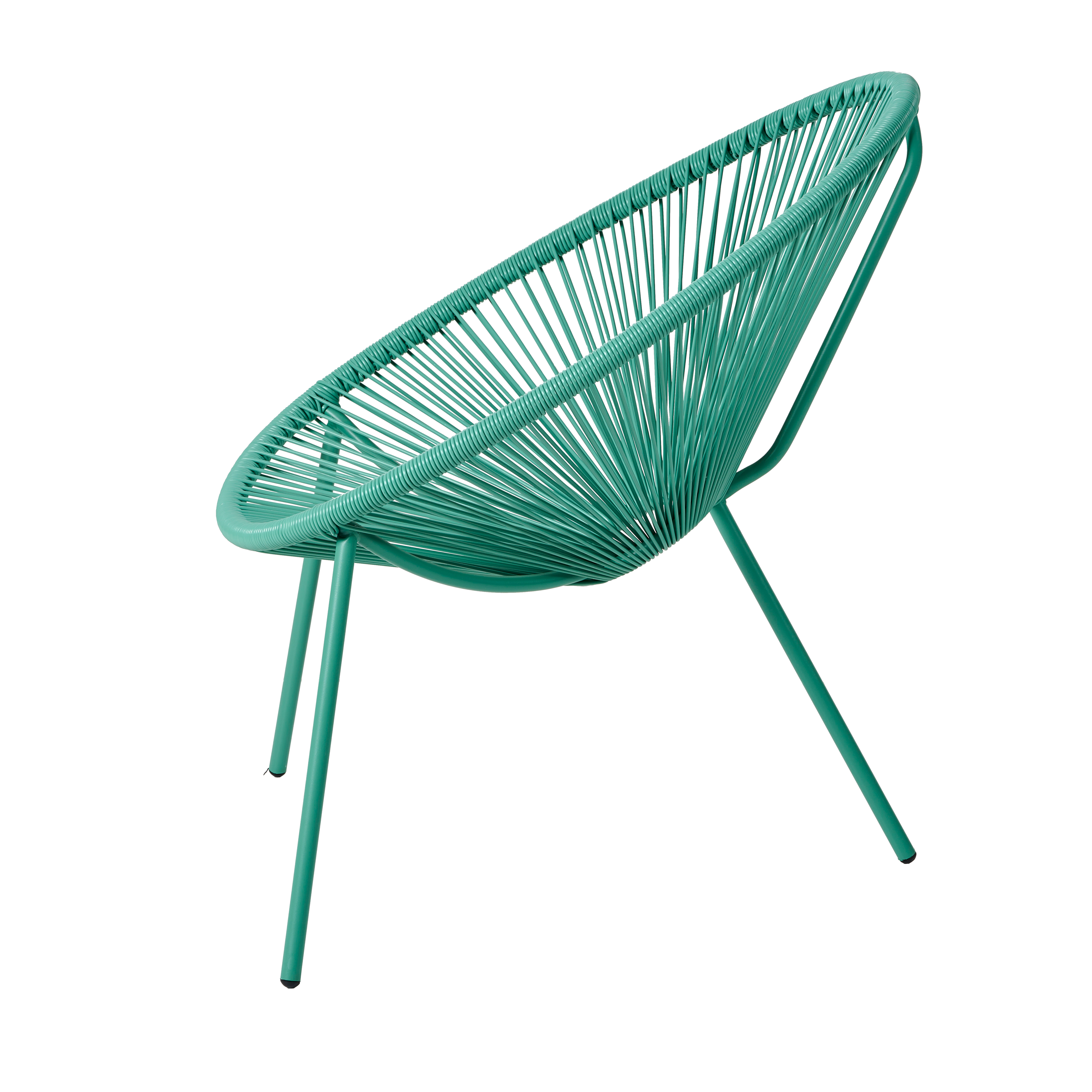 ACAPULCO Lounge stoel aquaH 82 x B 75 x D 69 cm - CASA