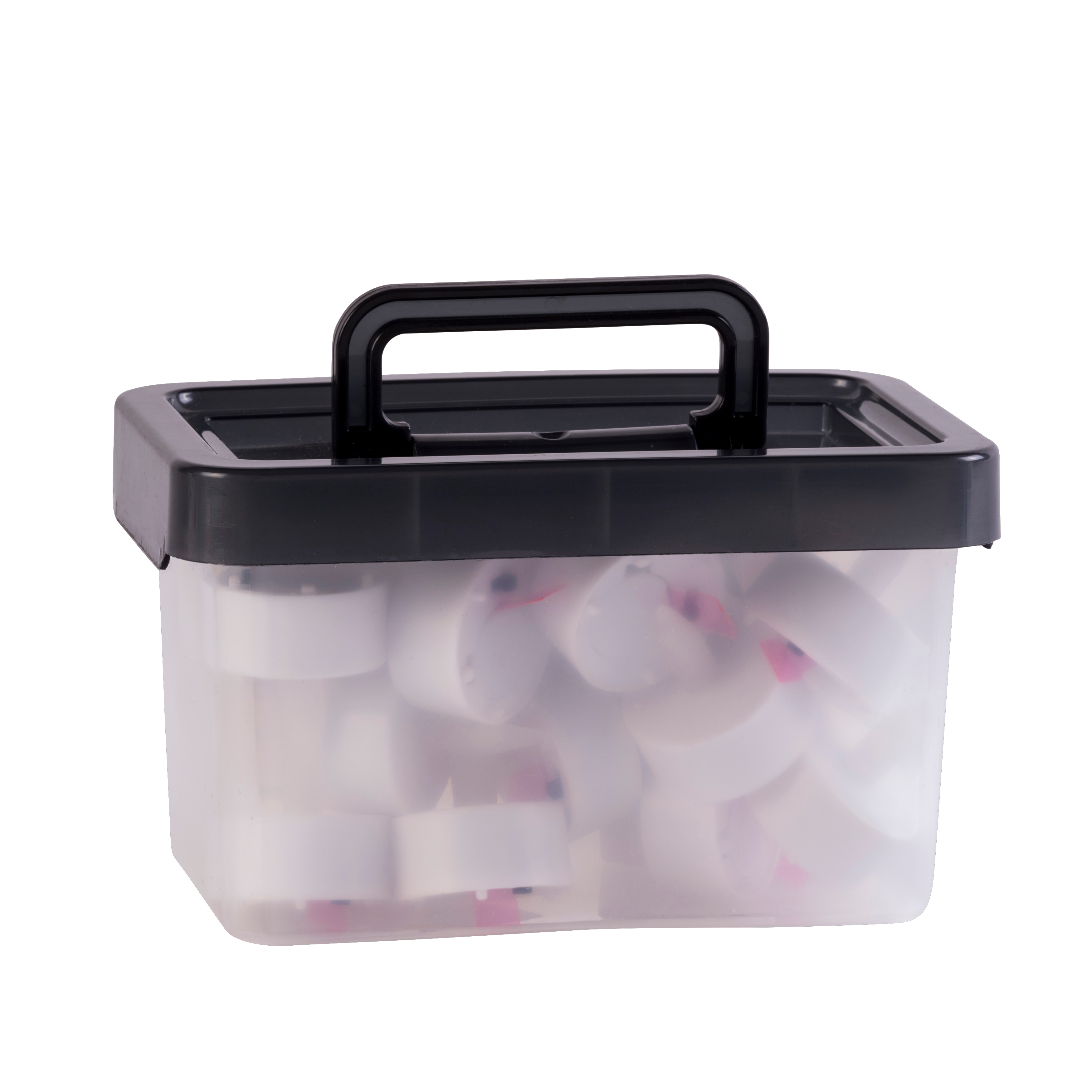 FLAME Led theelicht set van 24 wit, transparantH 17,5 x B 11 x D 10,8 cm - Ø 3,8 cm