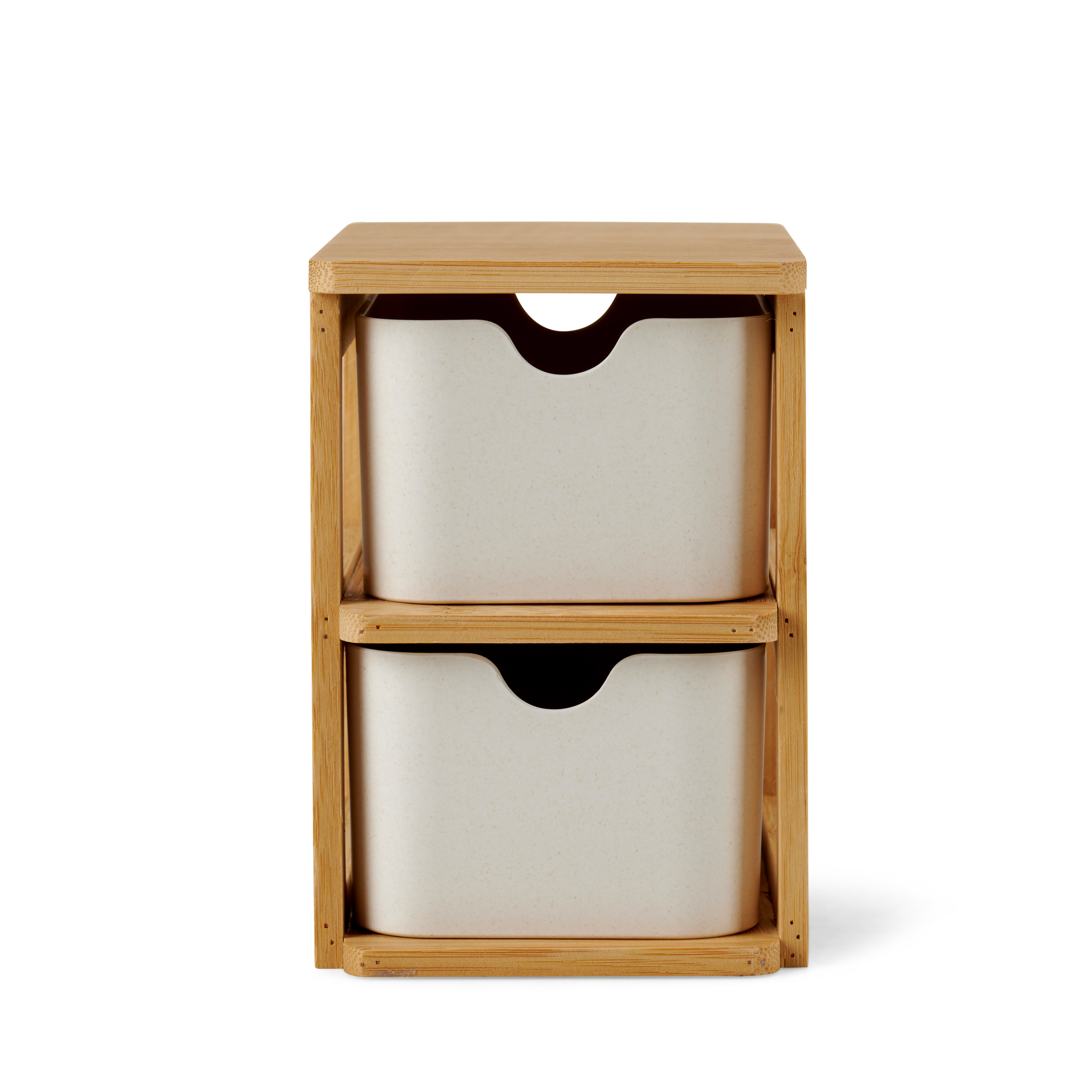 KONDO Organiser 2 lades wit, naturelH 15 x B 10,5 x D 14,8 cm