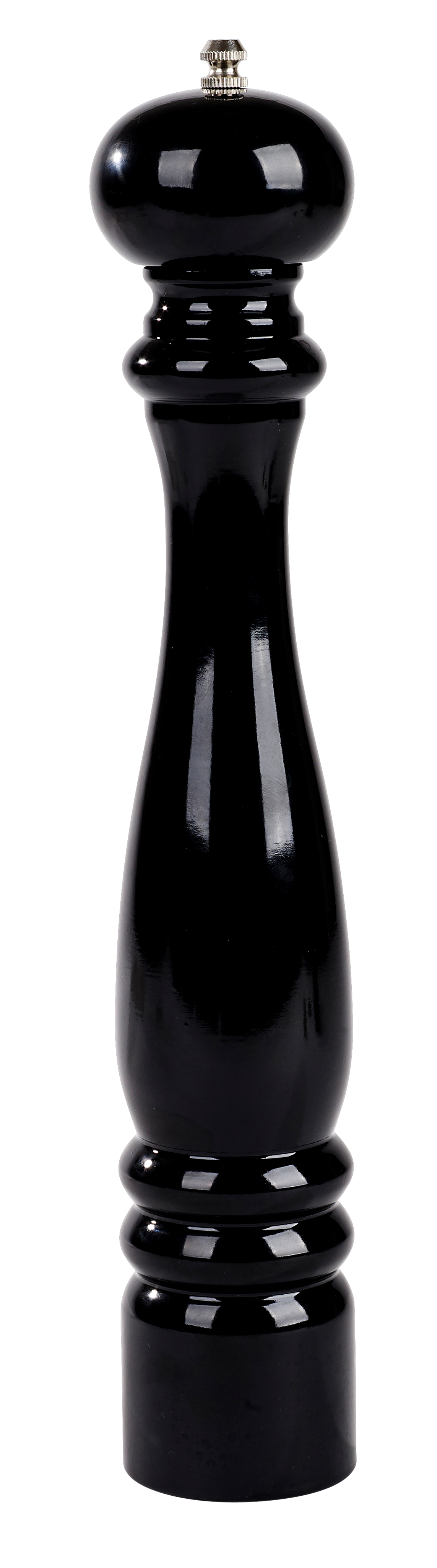 BLACK STEEL Pepermolen zwartH 40 cm - Ø 7 cm
