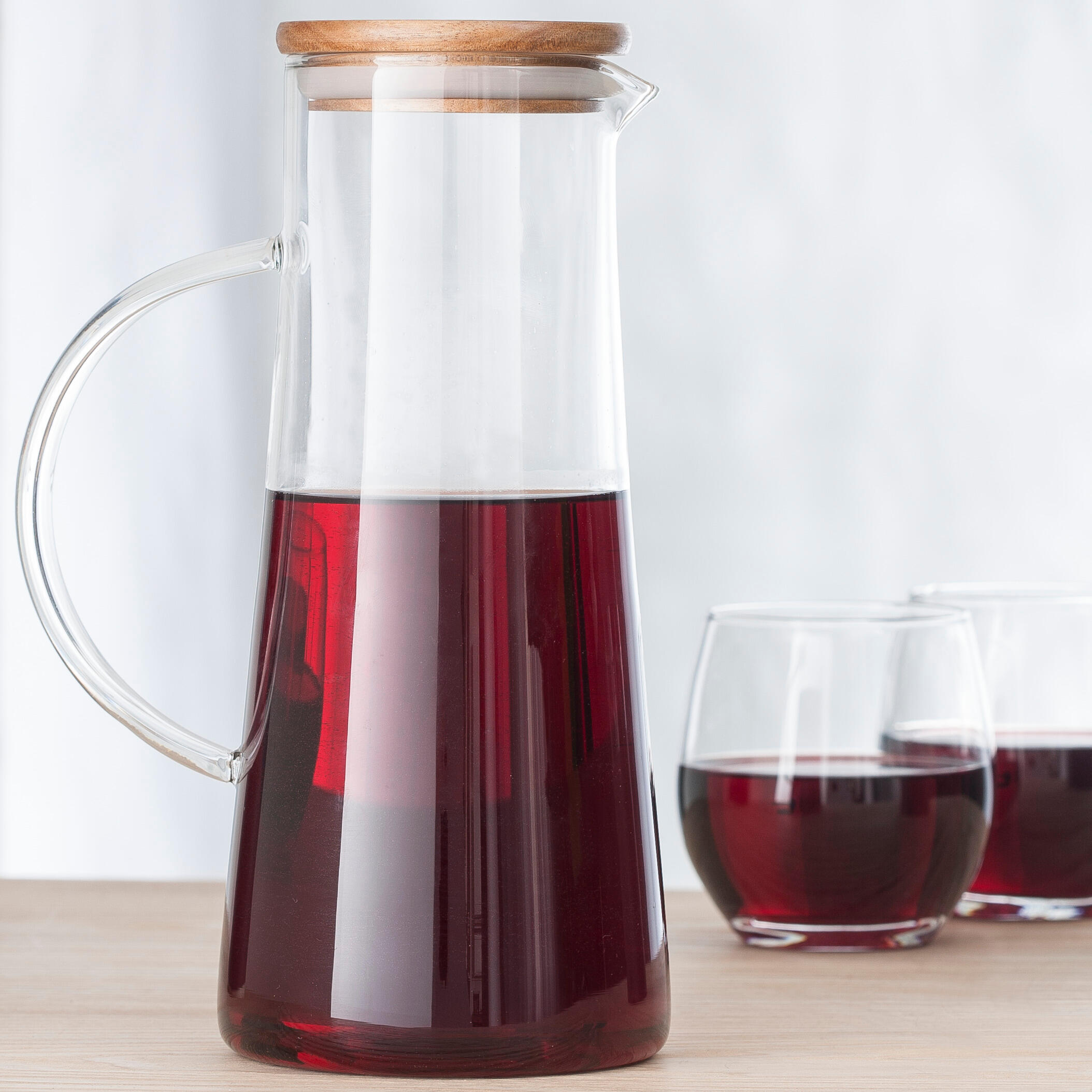 STRETTO Karaf 1,3 L transparantH 26 cm - Ø 10 cm
