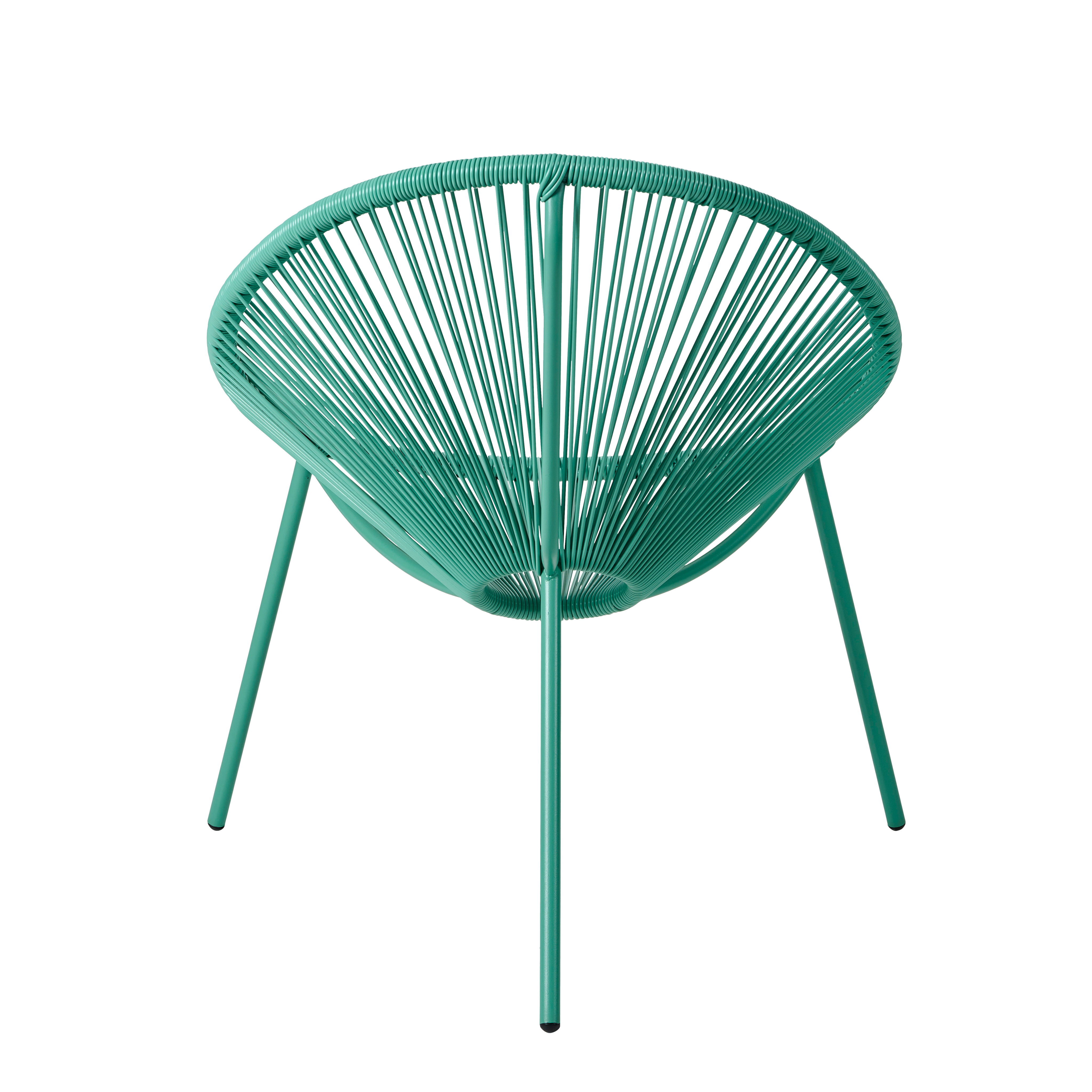 ACAPULCO Lounge stoel aquaH 82 x B 75 x D 69 cm - CASA