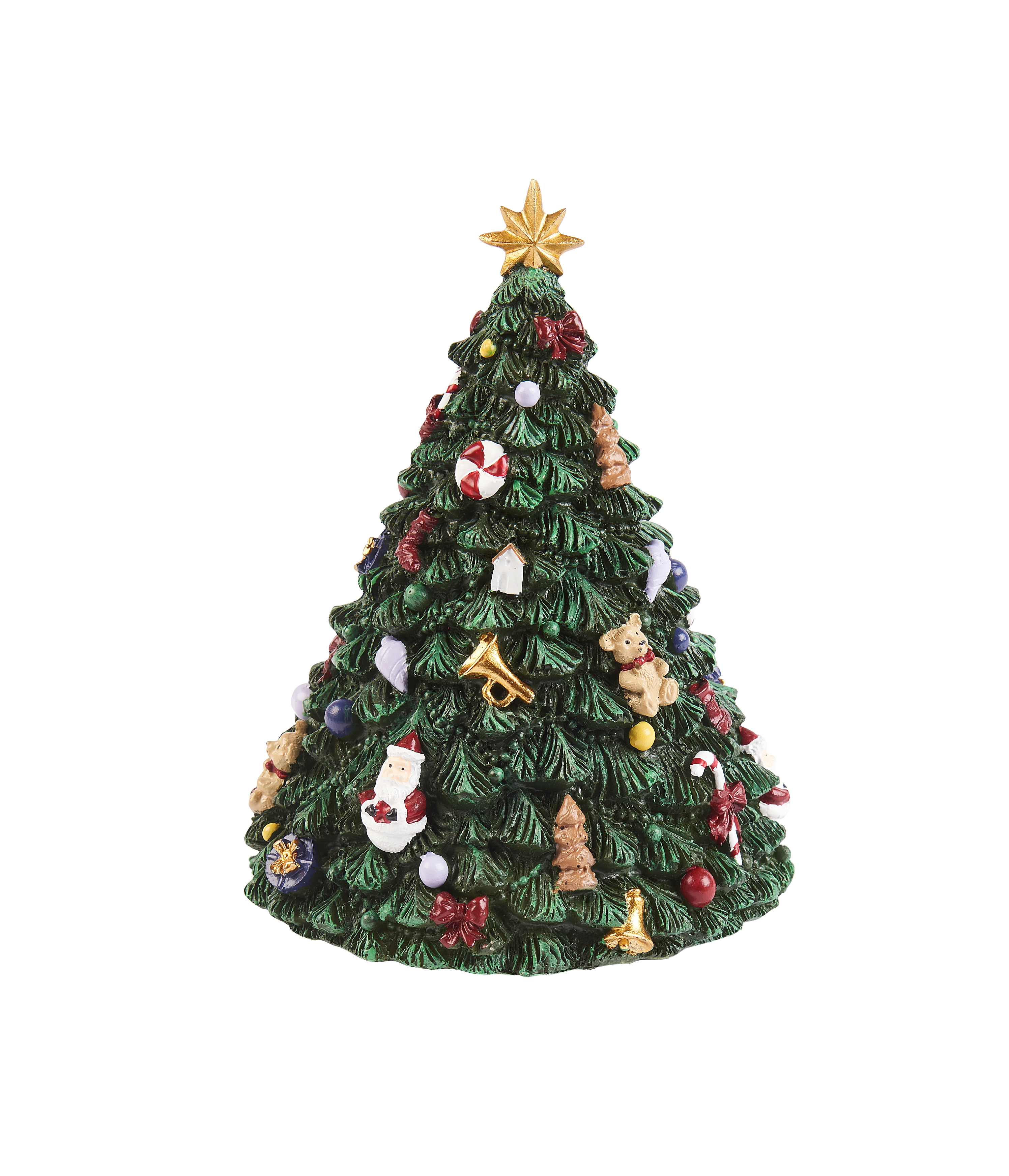 NOEL Kerstdecoratie groenH 17 cm - Ø 13 cm