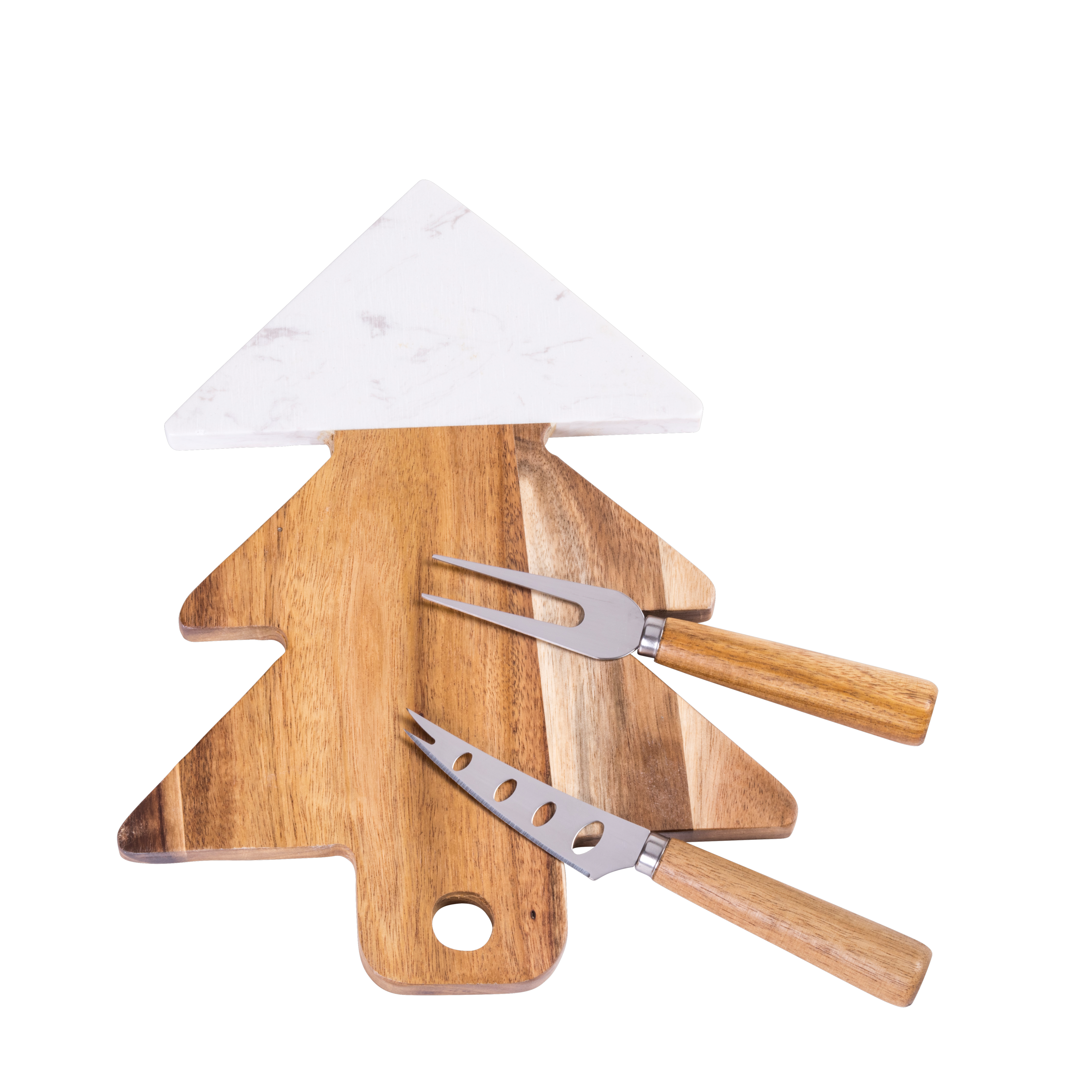 X-MAS Snijplankset 3-delig naturelH 20 x B 25 cm - CASA