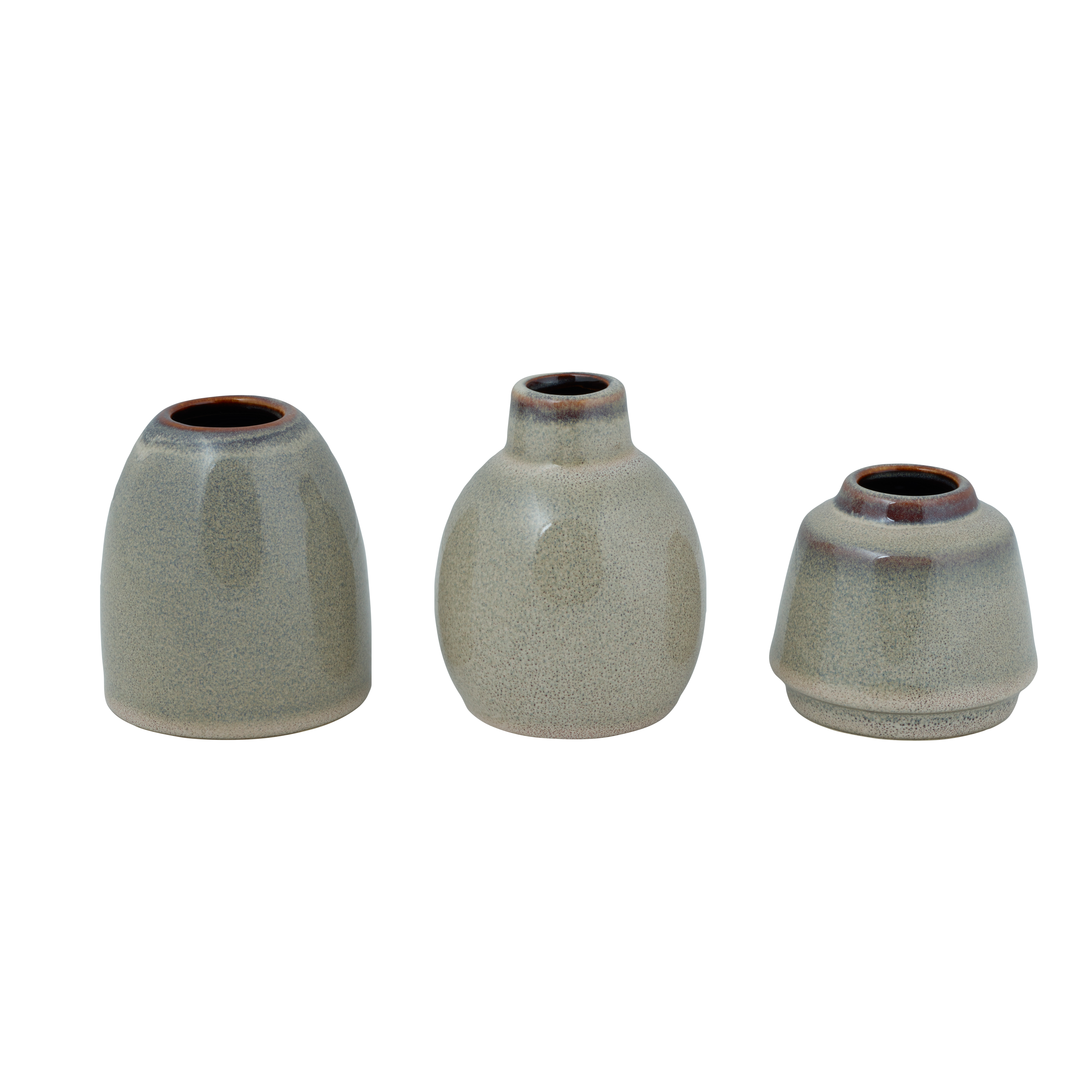 LINDE Vaas taupeH 7 cm - Ø 8 cm