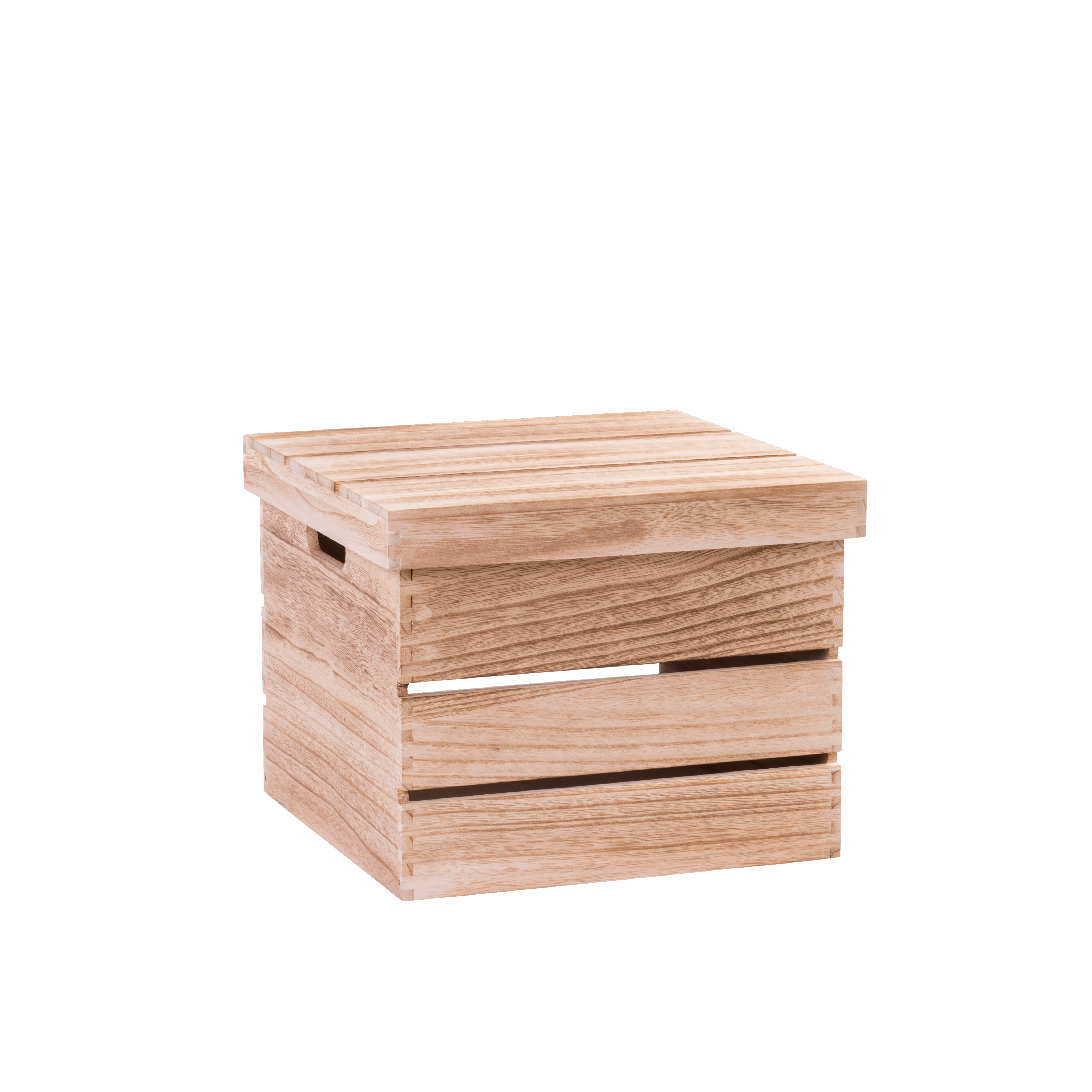 LIGNO Kratje naturelH 23,5 x B 29 x D 29 cm - CASA