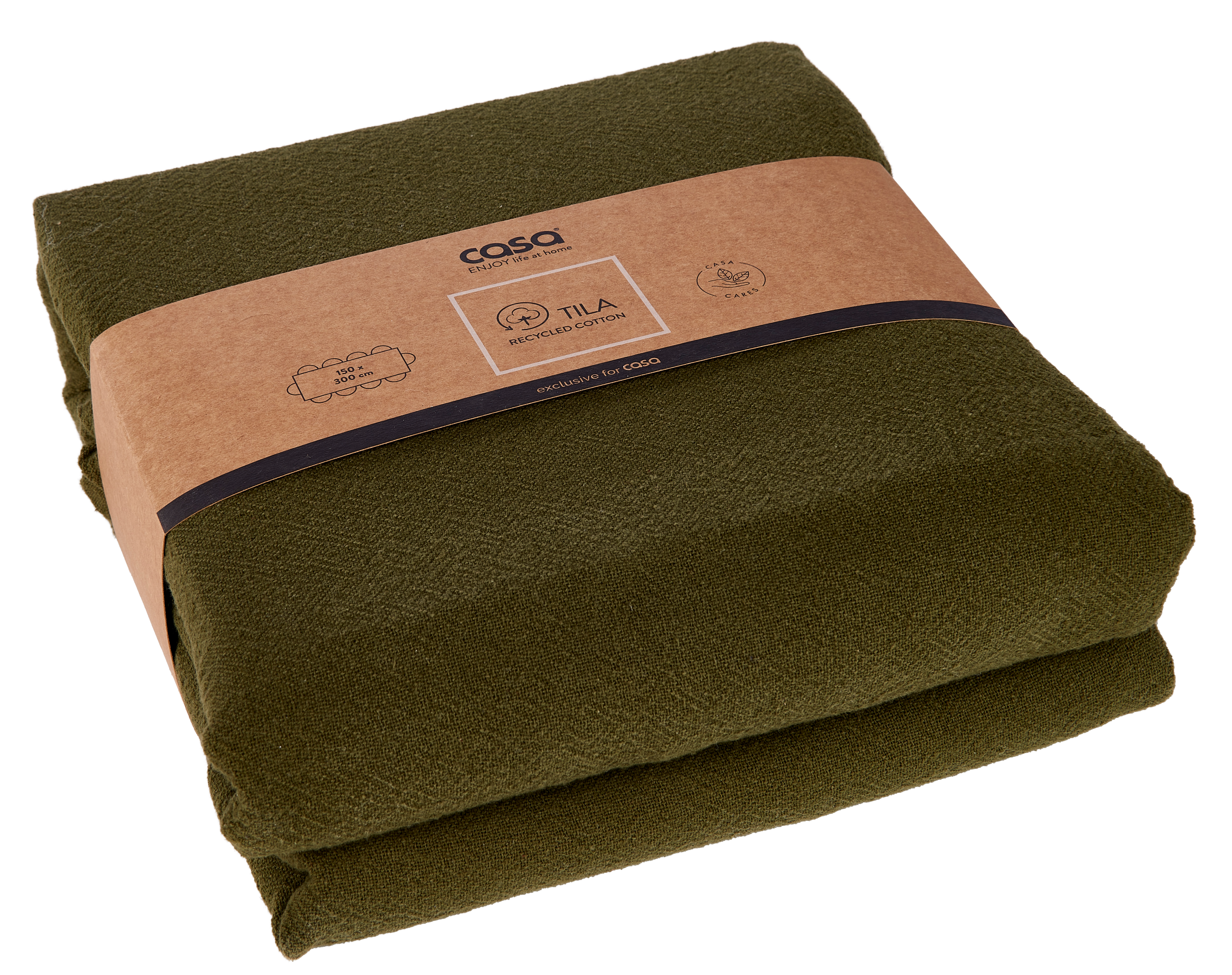 TILA Tafellaken groenB 150 x L 300 cm