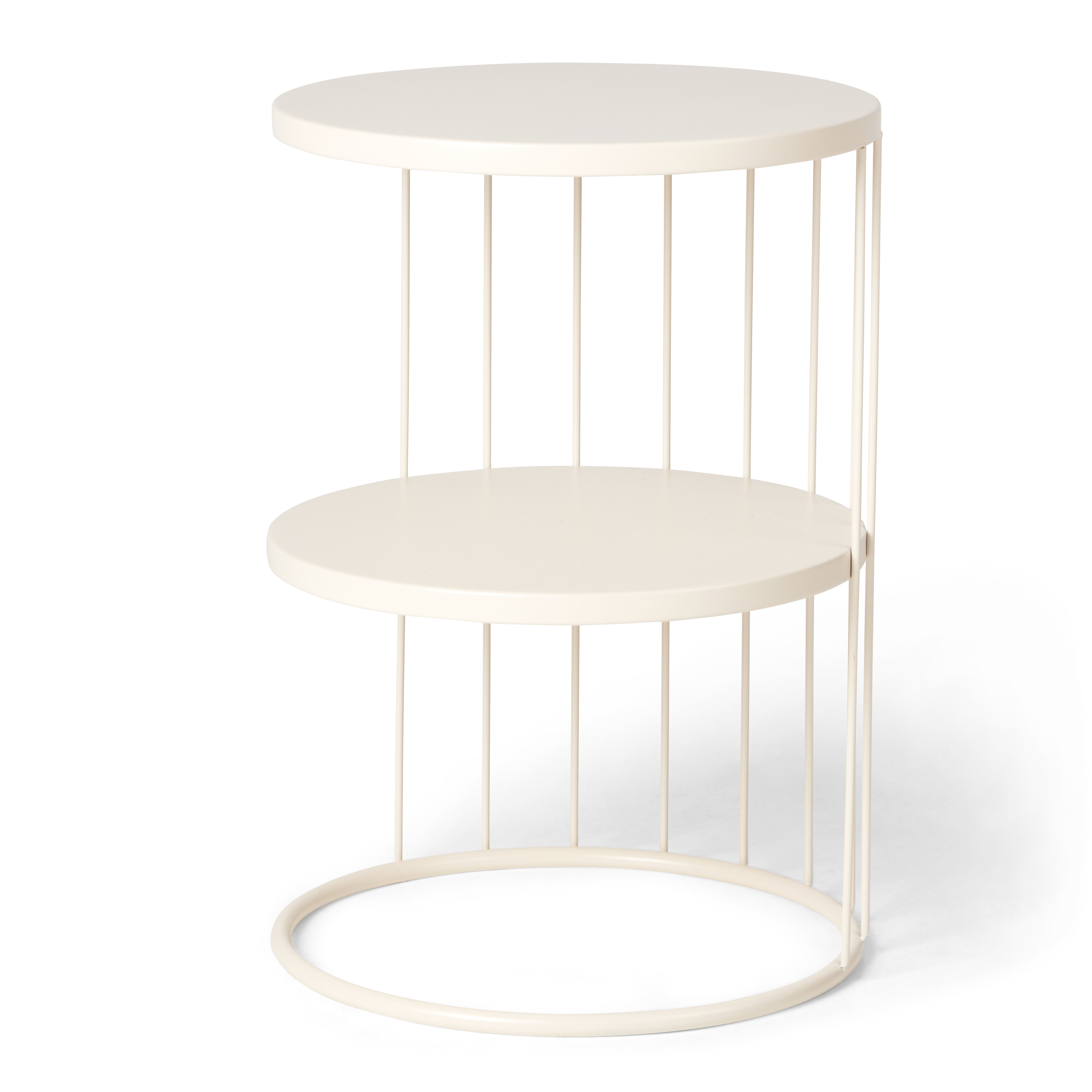ELMER Bijzettafel zandH 51,5 cm - Ø 35 cm