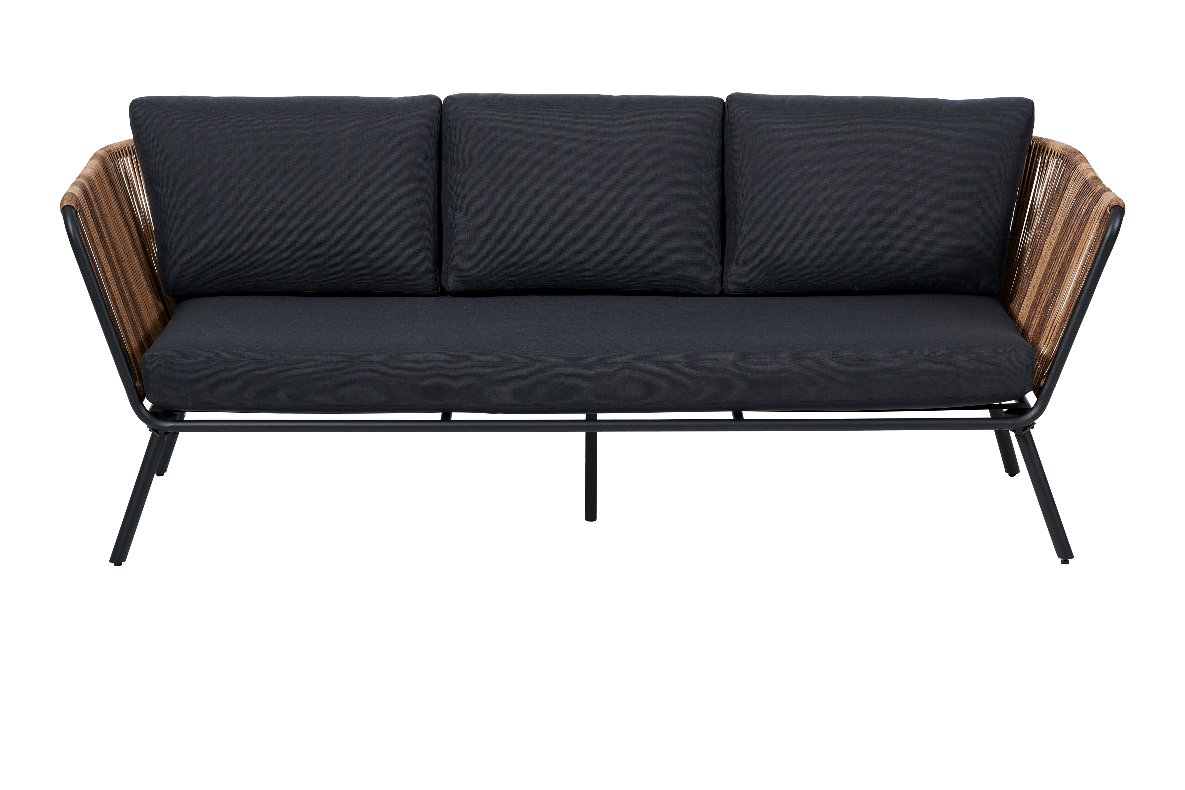 ACAPULCO Loungeset naturelH 74,5 x B 210 x D 75 cm