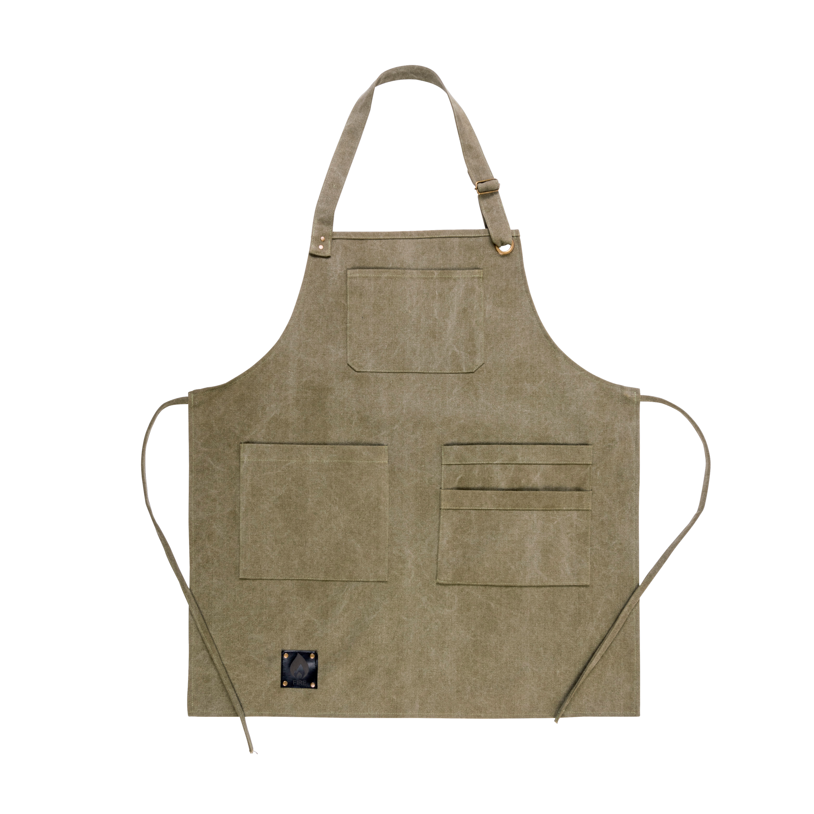 FIRE Schort groen bruinB 73 x L 80 cm - CASA