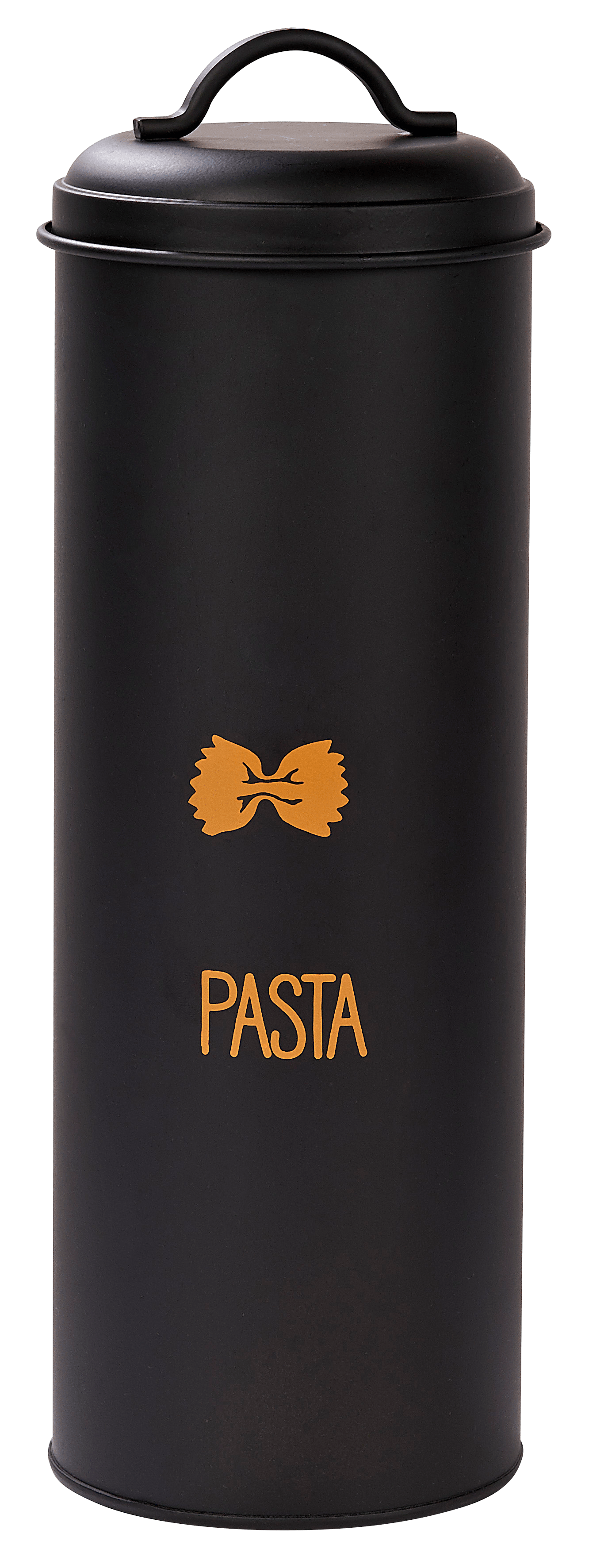 VIRA Bewaardoos voor pasta zwartH 29 cm - Ø 11 cm