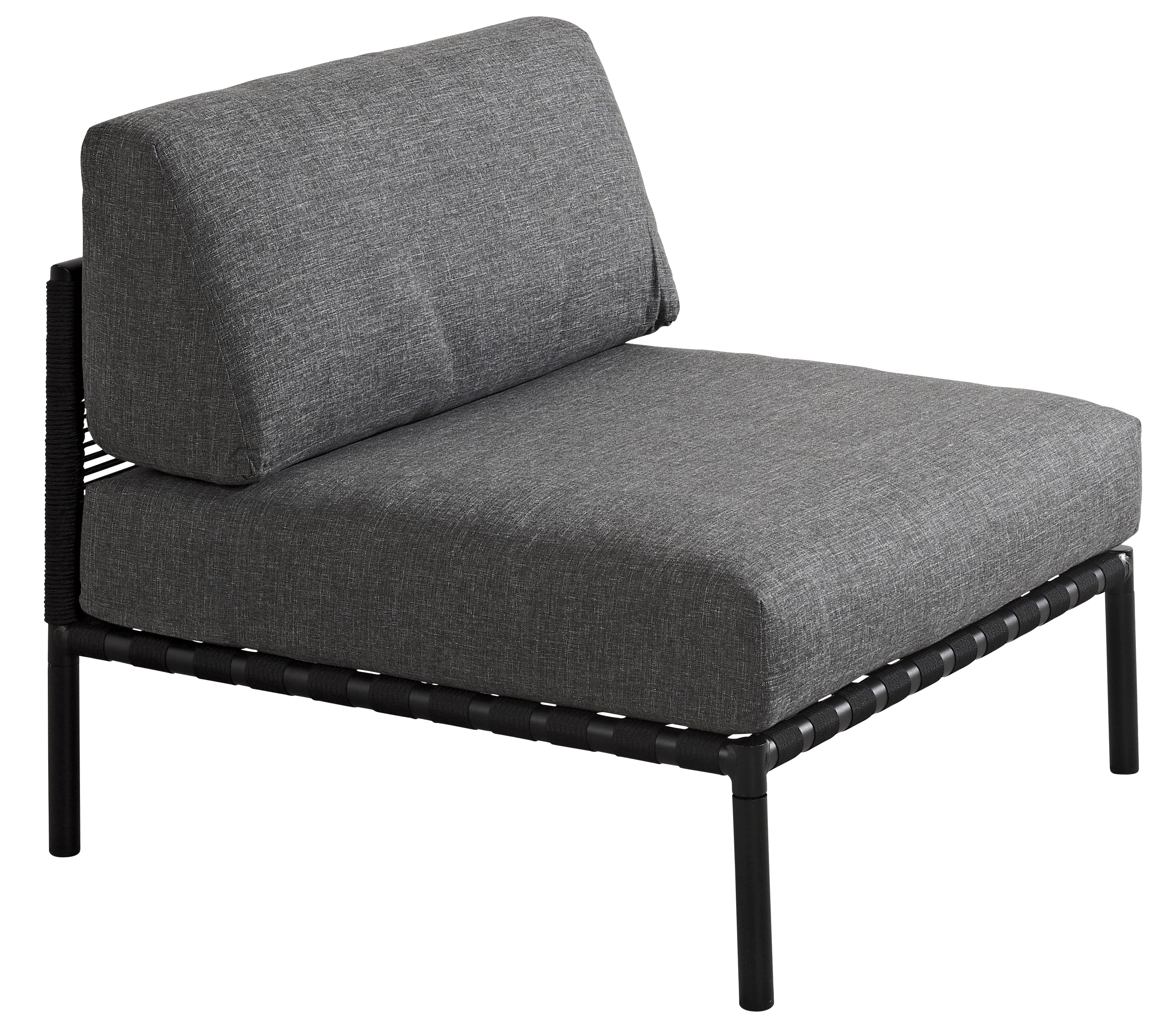 JUMBO Lounge zetel zwartH 61 x B 87 x D 87 cm