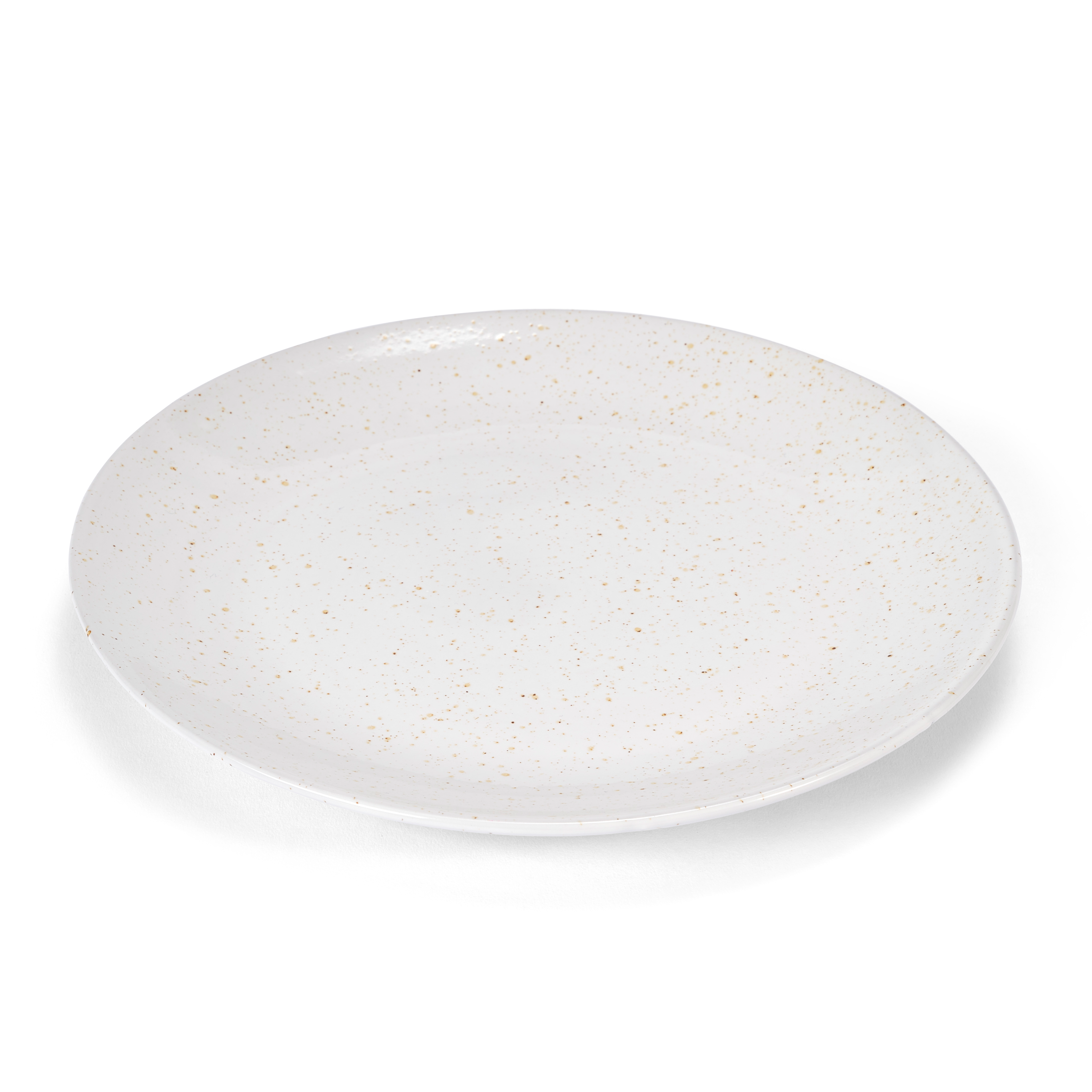 TERRA Bord wit - set van 4 Ø 27 cm