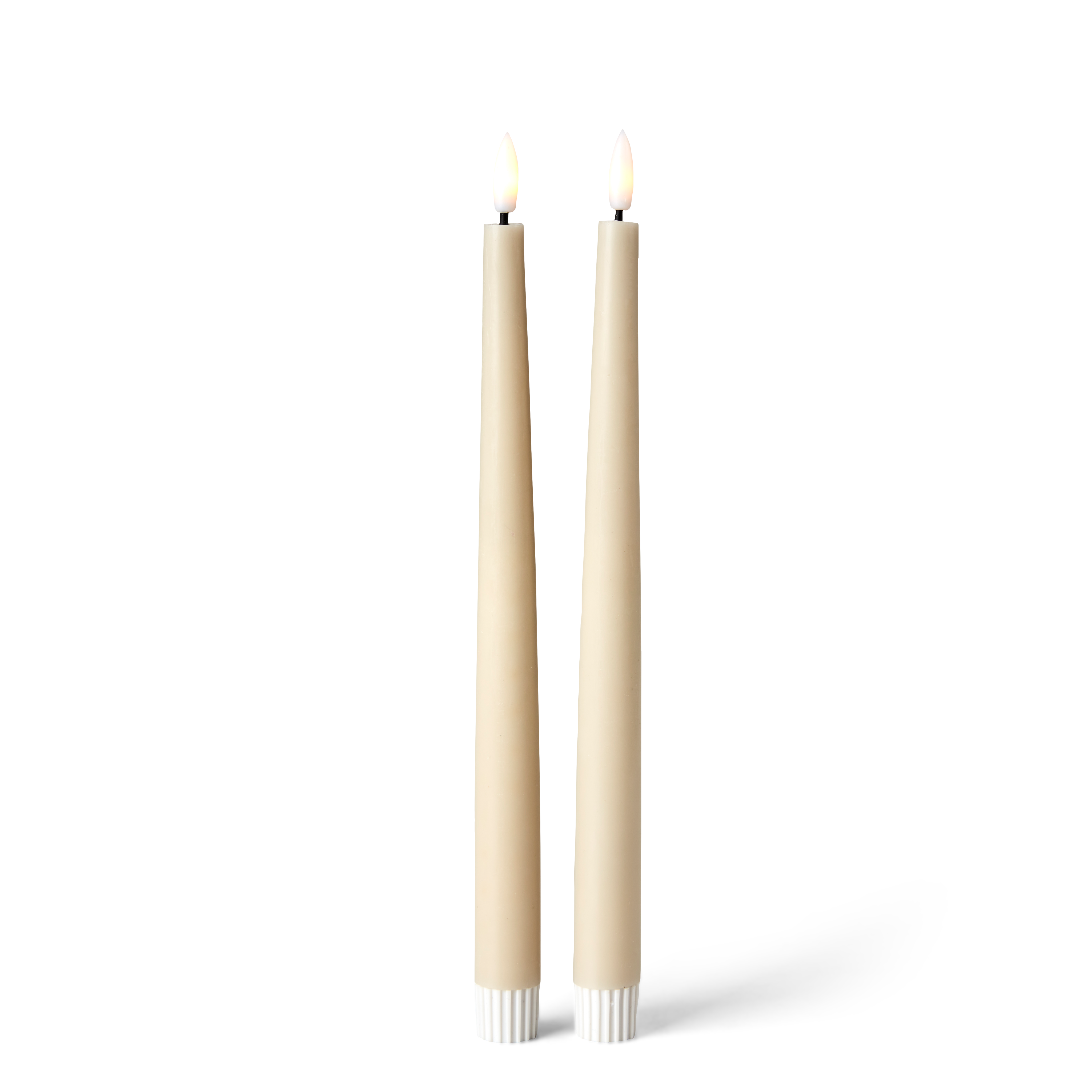 LED Led dinerkaars crèmeH 29 cm - Ø 1,9 cm