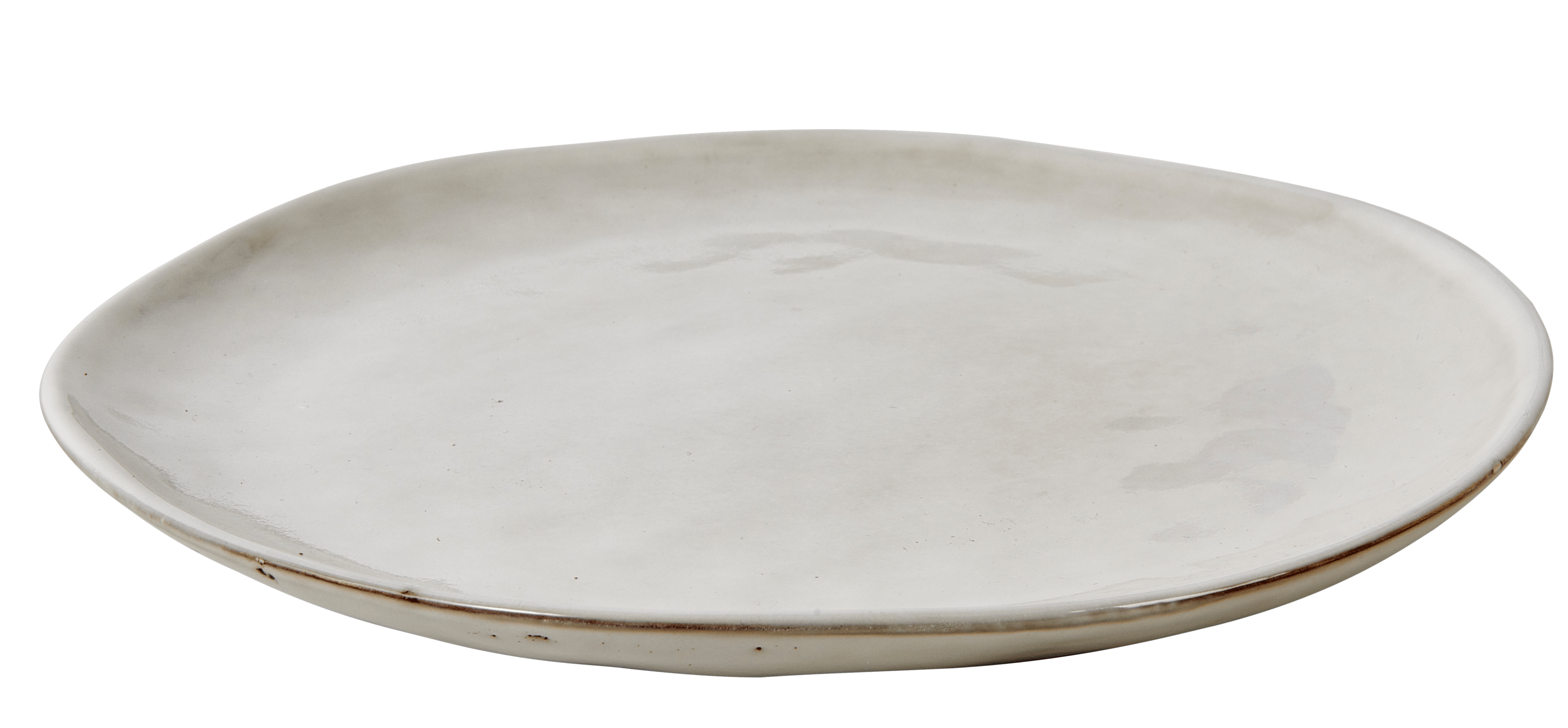 EARTH MARL Plat bord crèmeØ 28 cm