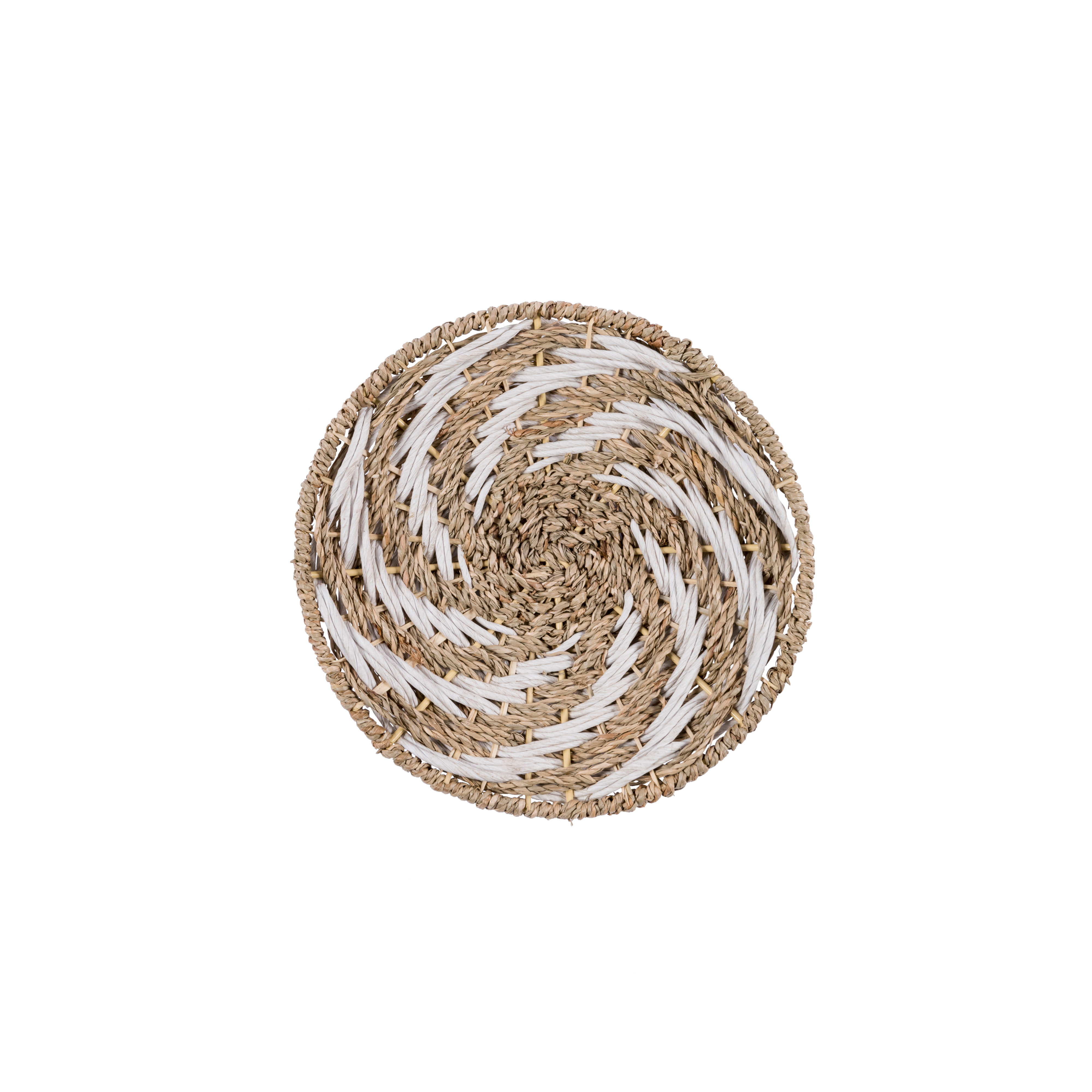 AMAZONAS Muurdecoratie wit, naturelØ 25 cm