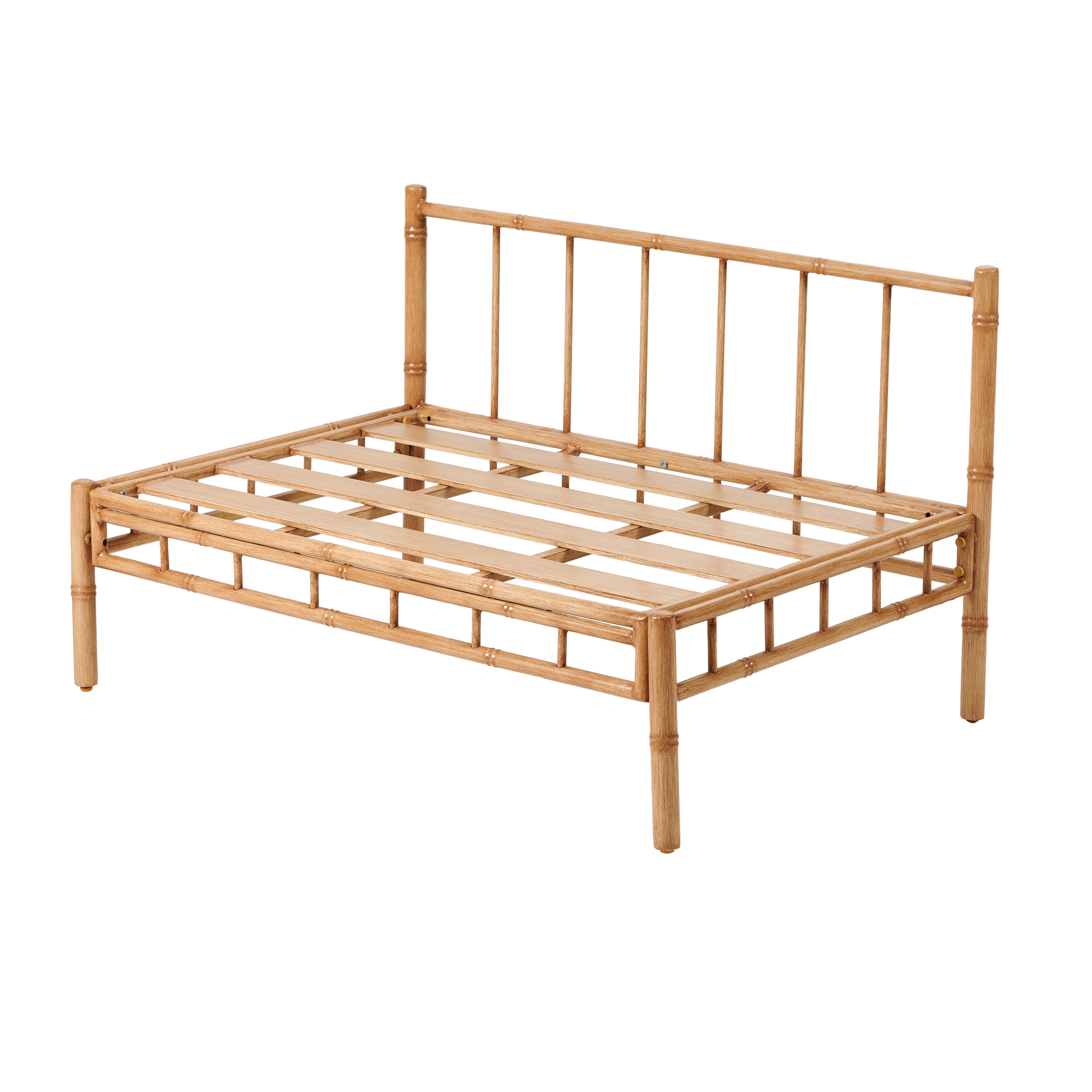 BAMBOLETTE Lounge bank bamboo lookH 71 x B 120 x D 80 cm - CASA