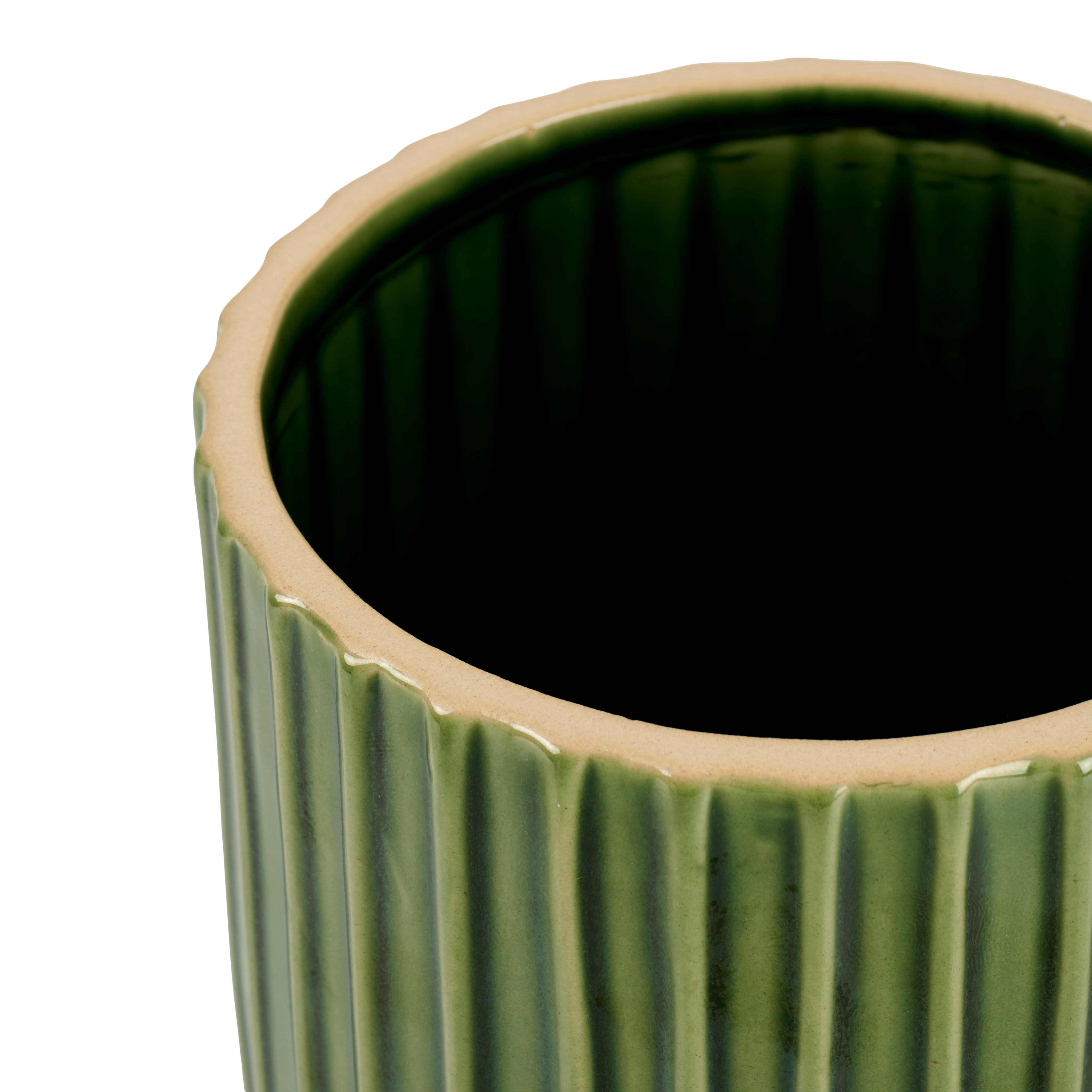 MINA Bloempot groenH 11 cm - Ø 12 cm