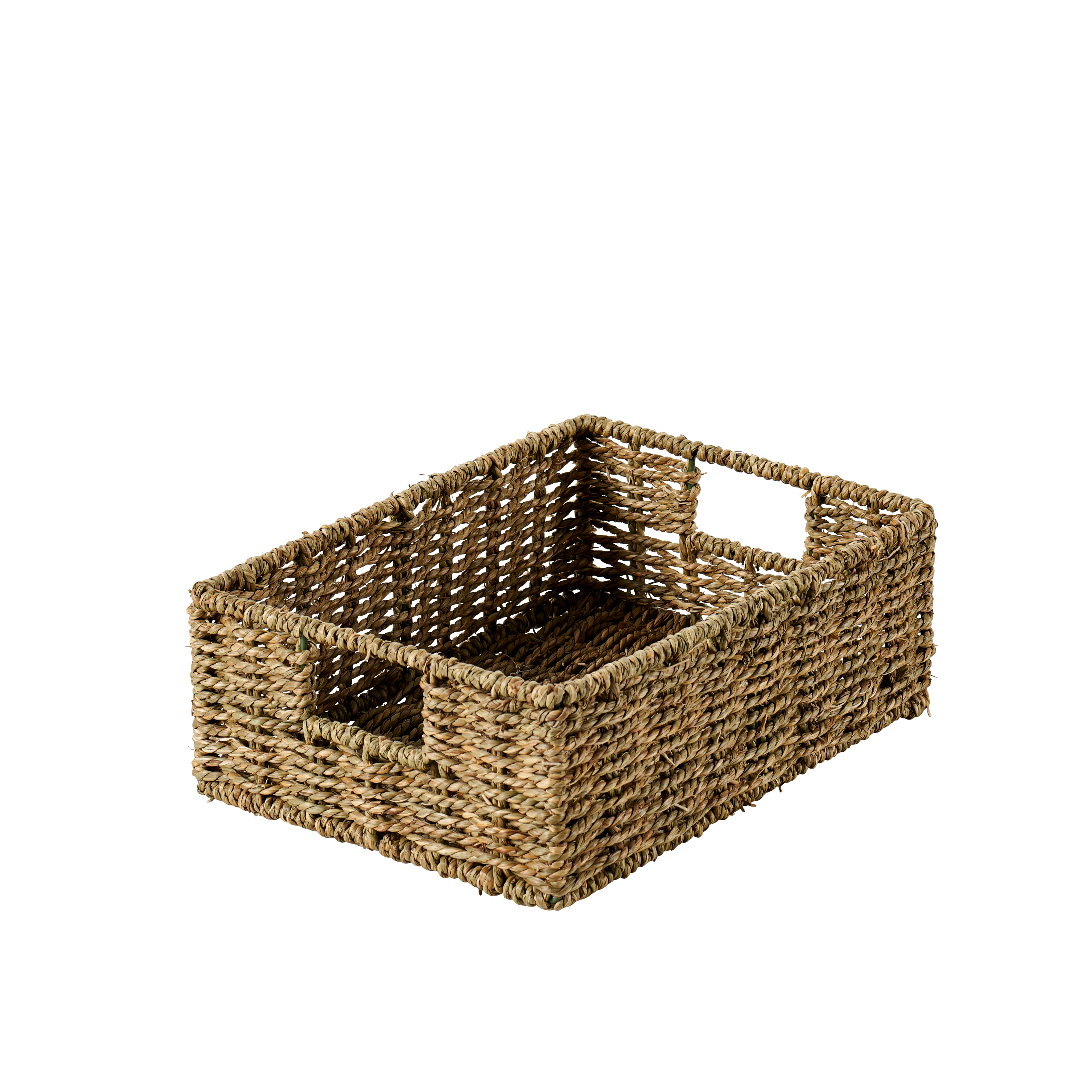SEAGRASS Lademand met handvaten naturelH 10 x B 31 x D 22 cm