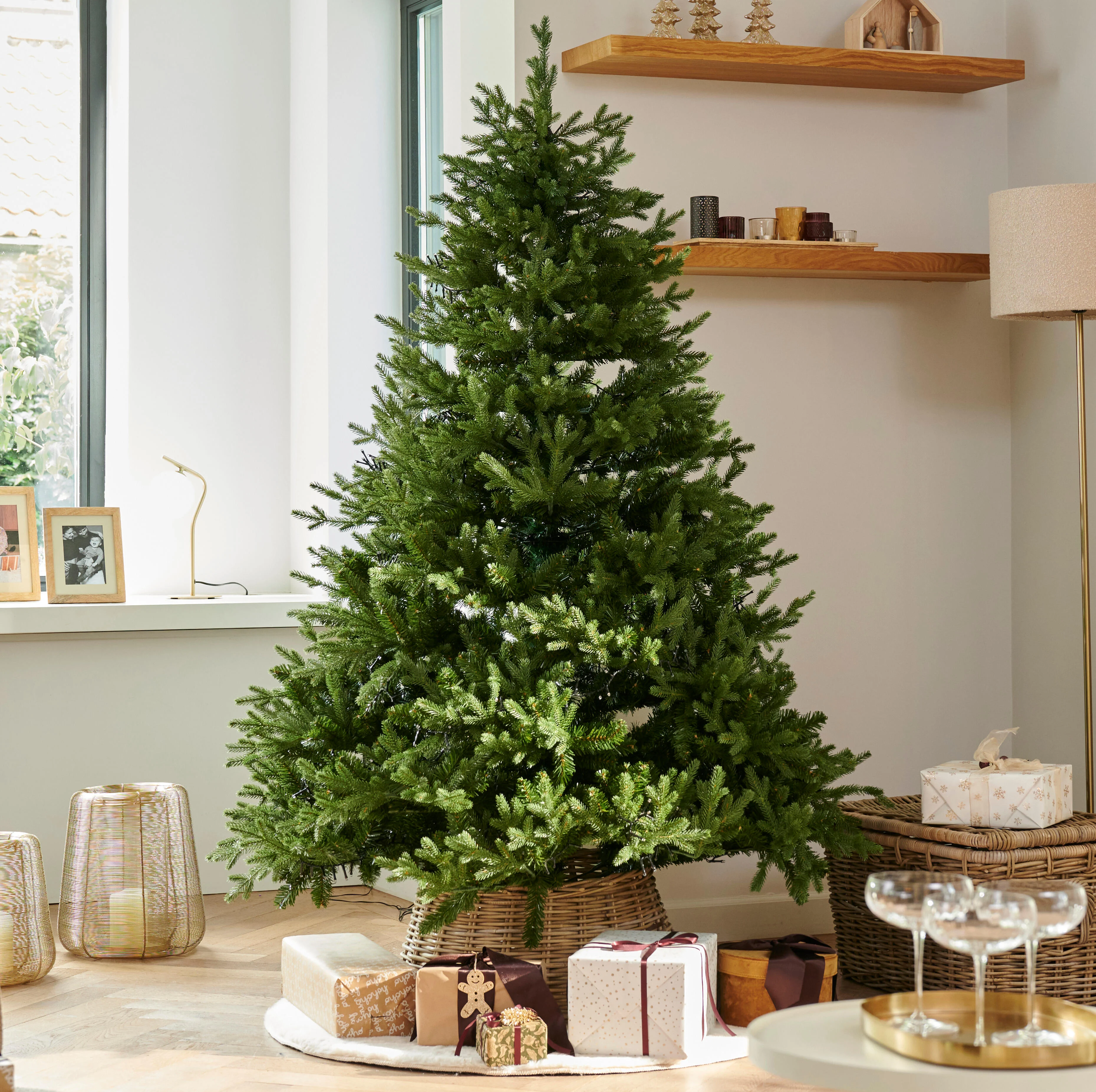 NATURE Kerstboomrok naturelH 26 cm - Ø 45 cm - Ø 60 cm