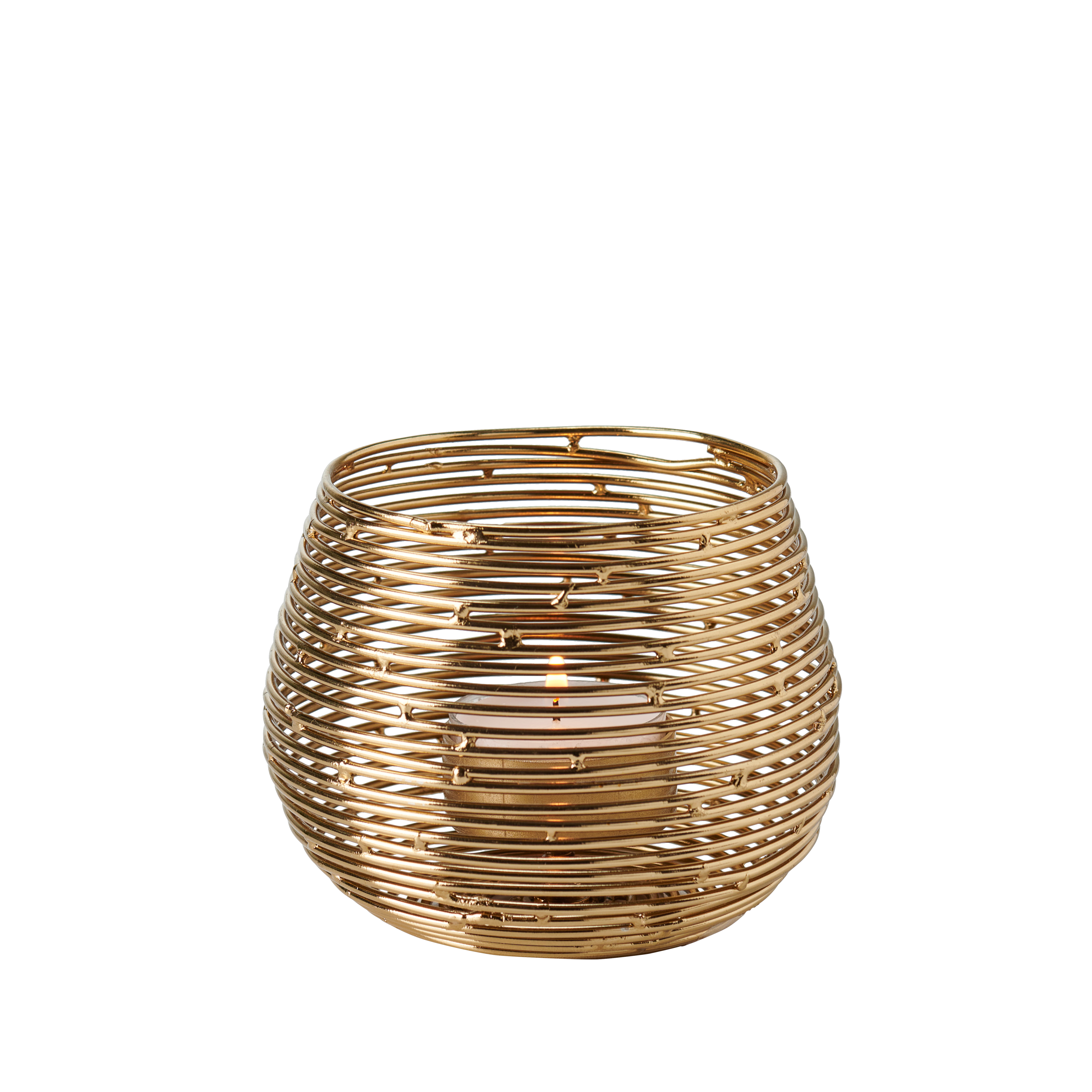 GOLDINA Partylight goudH 9 cm - Ø 9 cm - Ø 8,5 cm