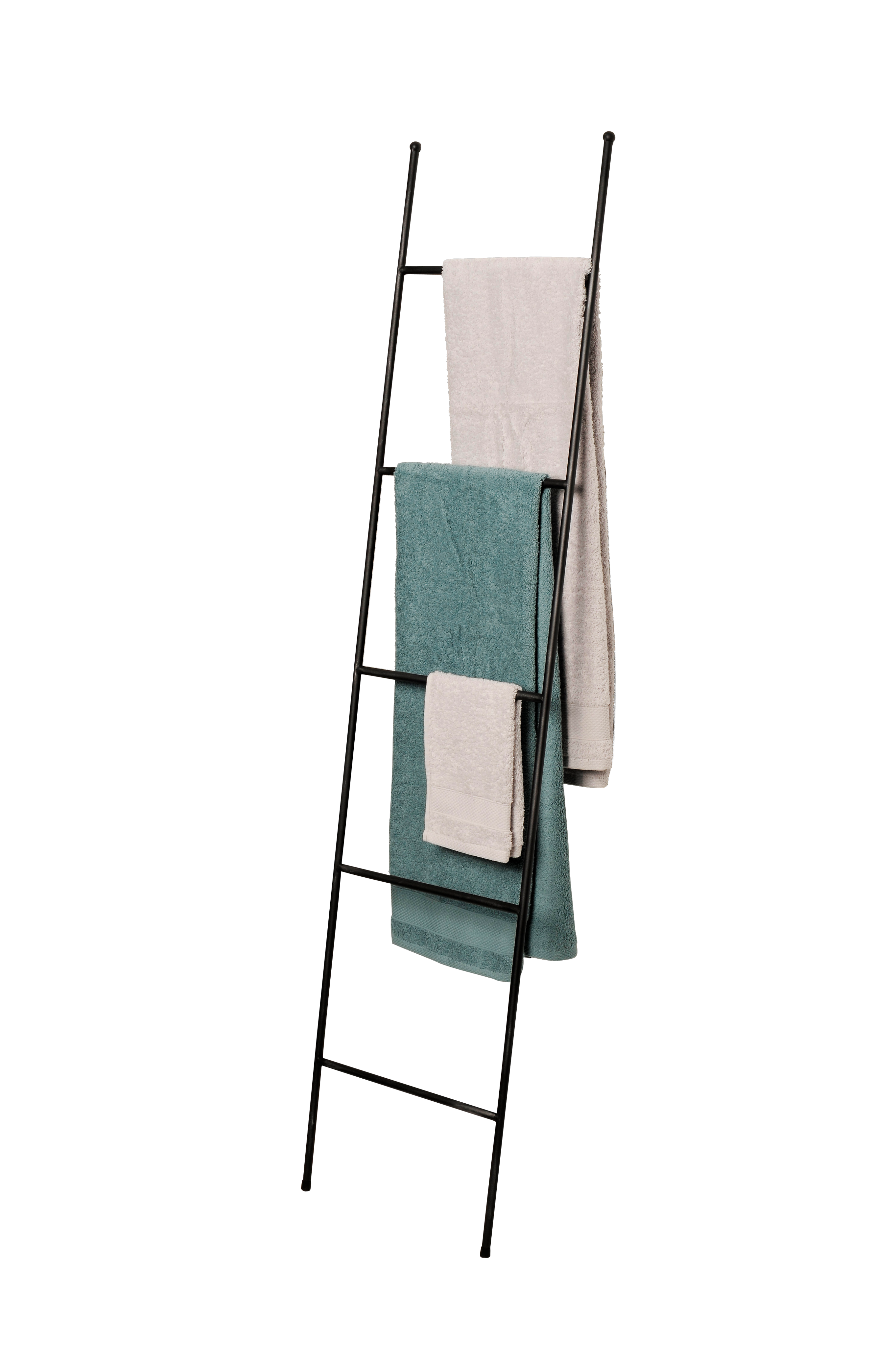 FERRO Ladder zwartH 161 x B 36 x D 1 cm