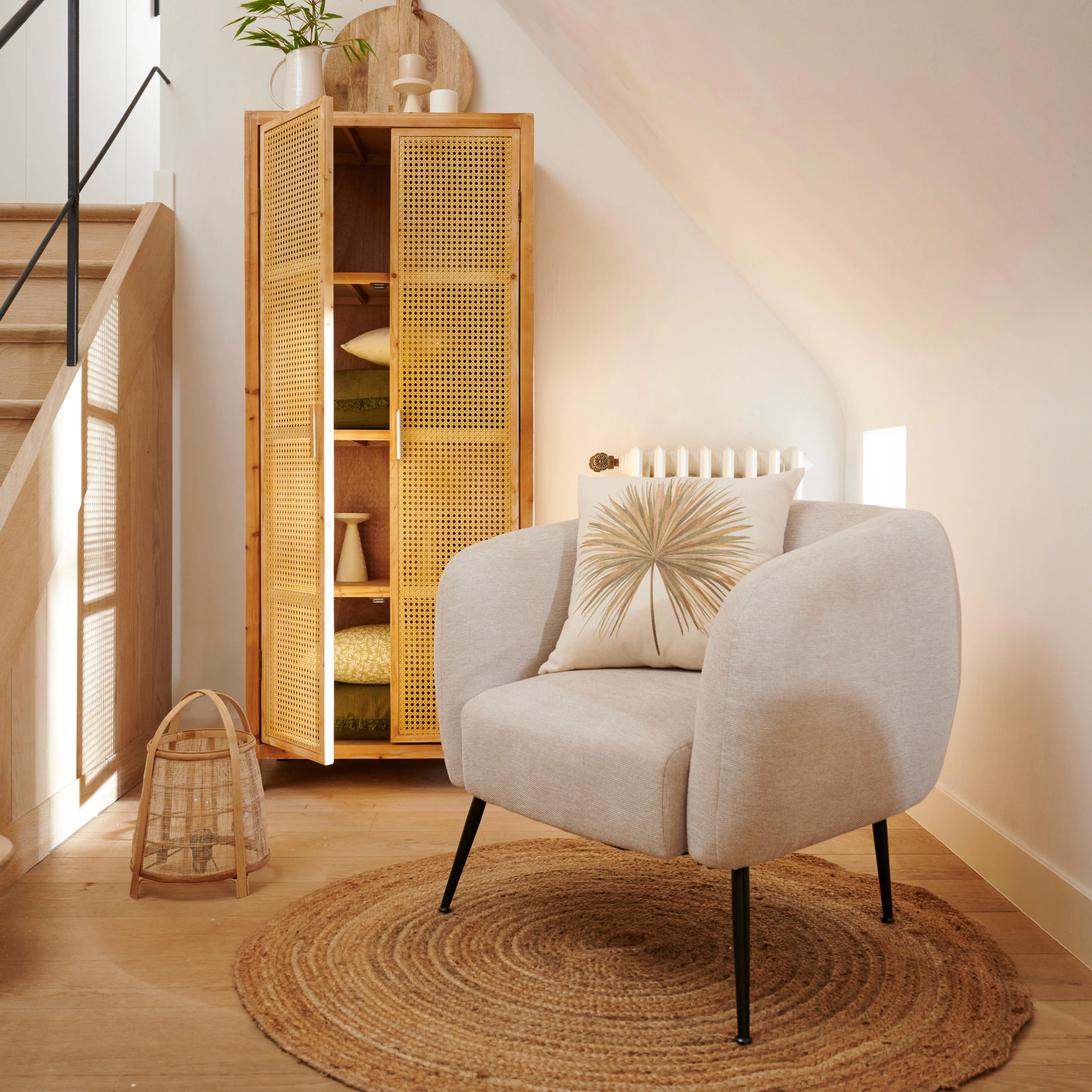 WEBSTER Kast naturelH 165 x B 70 x D 38 cm