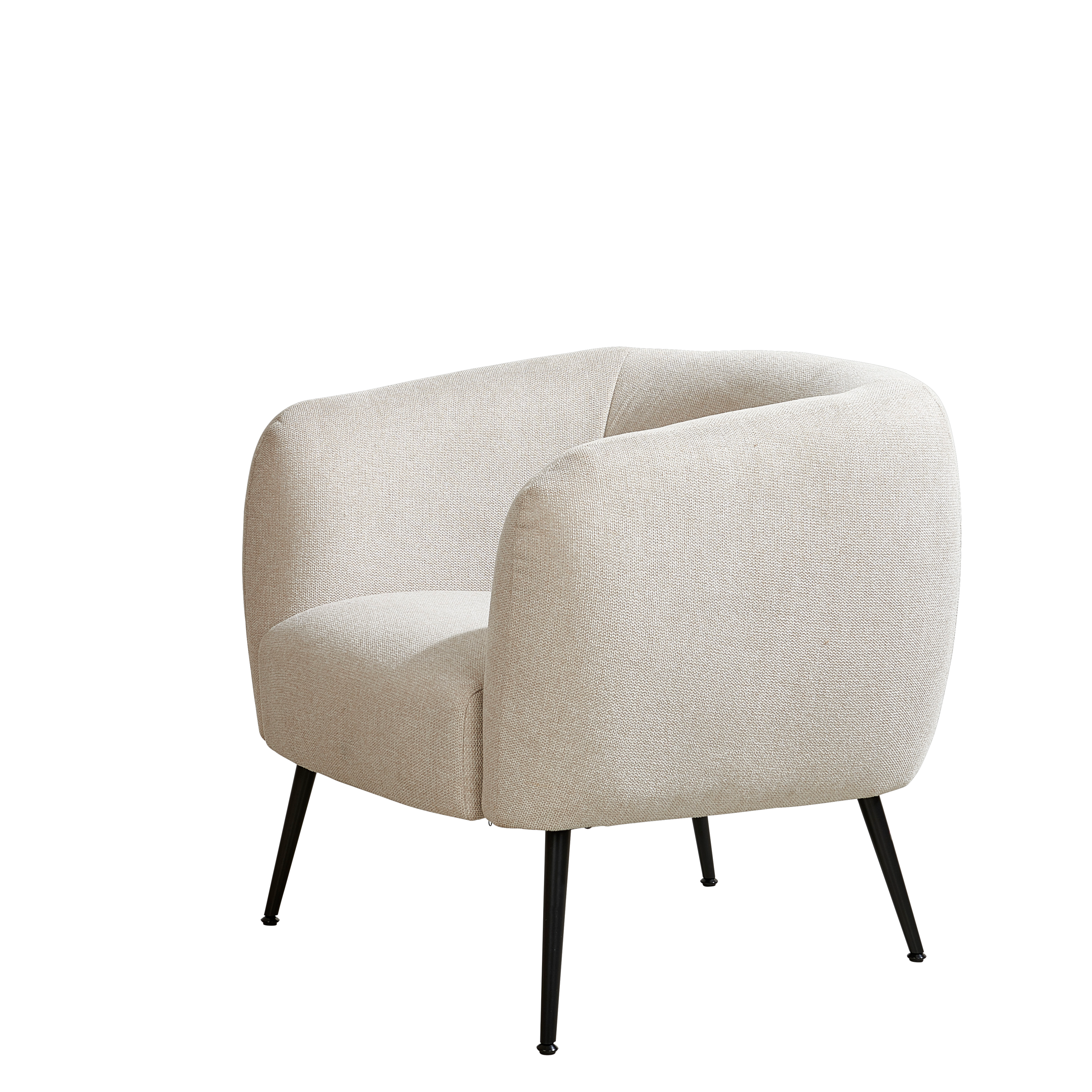 DAVI Zetel gebroken witH 71 x B 71 x D 75 cm