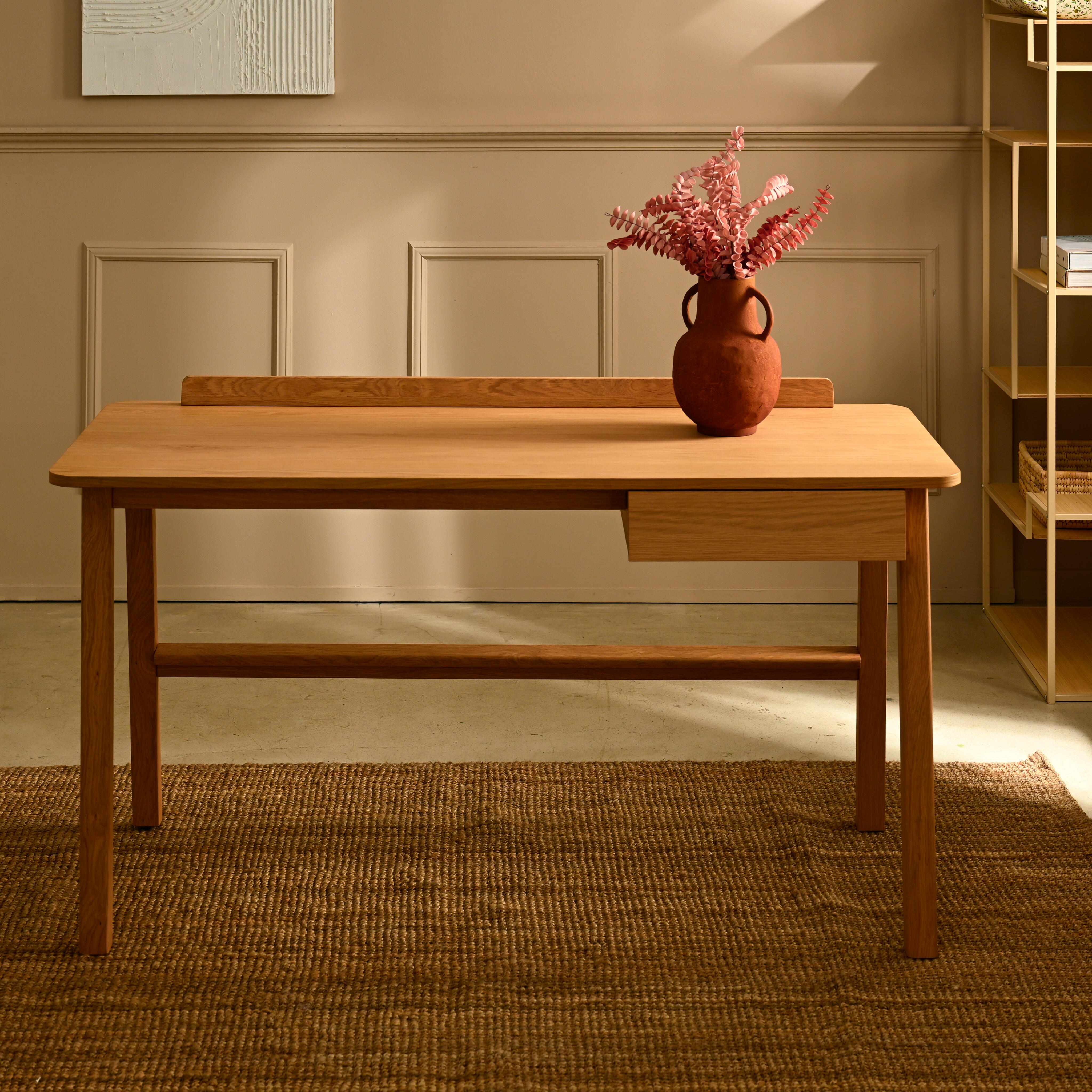 ROSY Bureau naturelH 75 x B 140 x D 60 cm