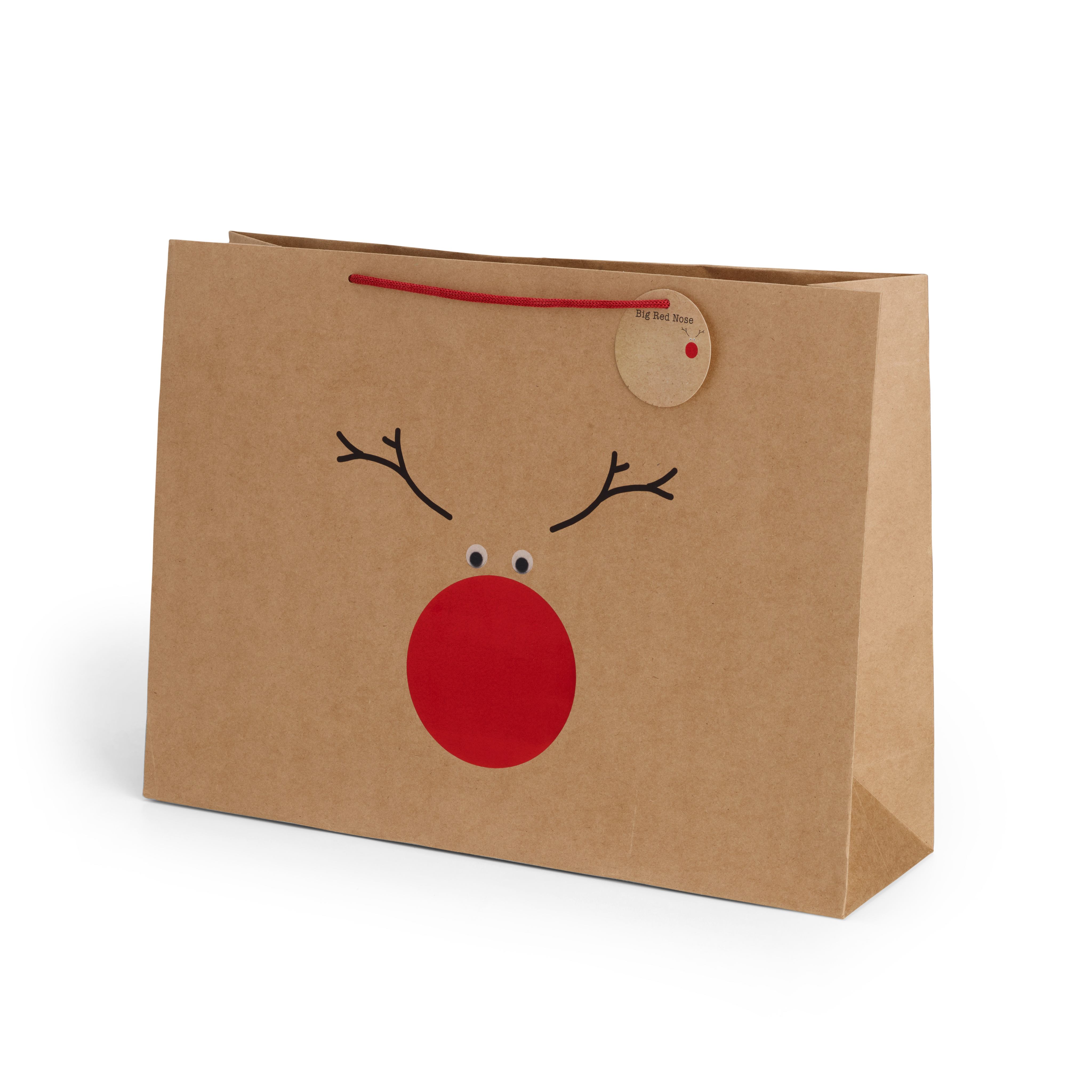 RED NOSE Cadeautas diverse kleurenH 45 x B 13 x L 33 cm