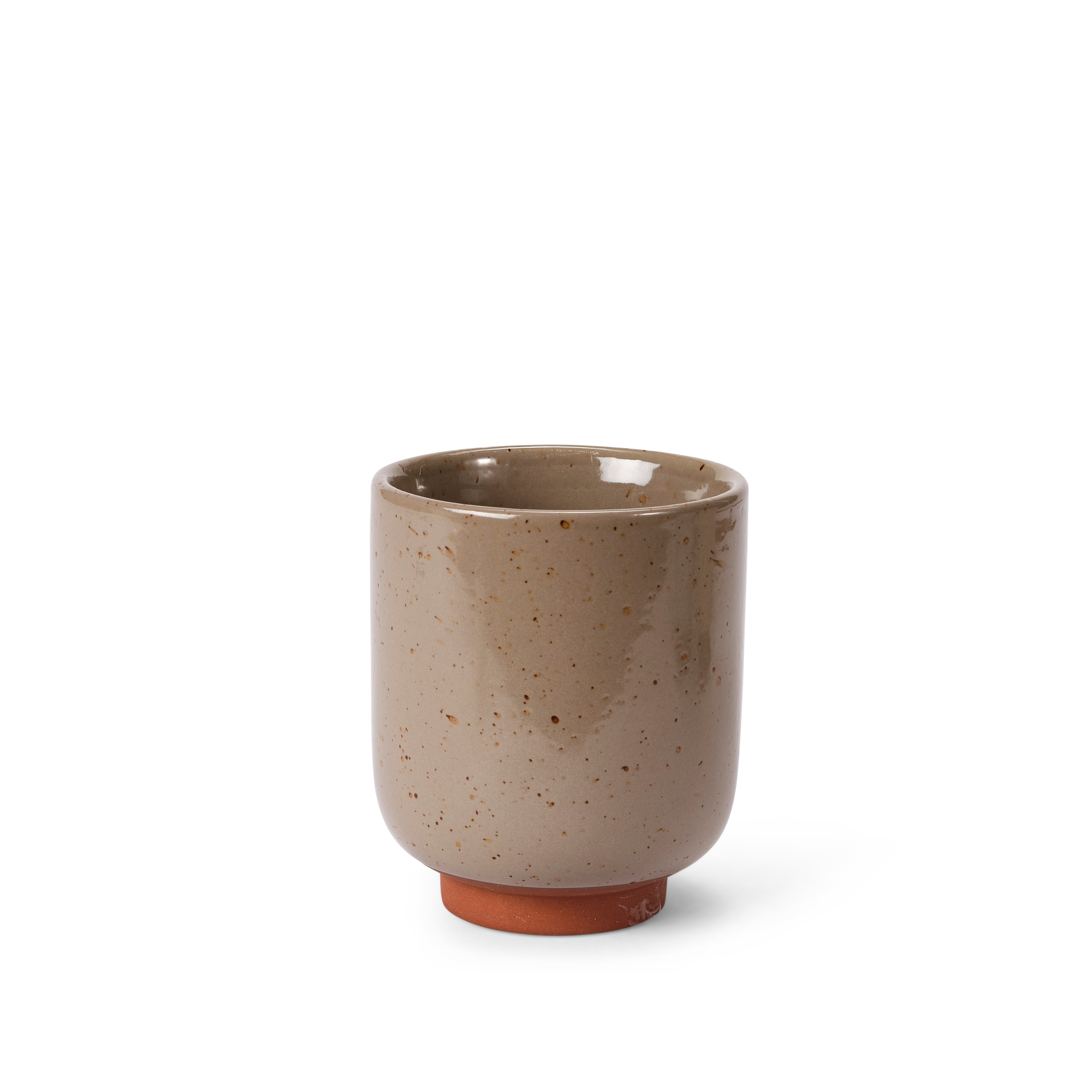 TERRA Mok 22 CL taupe - set van 4 H 8 cm - Ø 8 cm